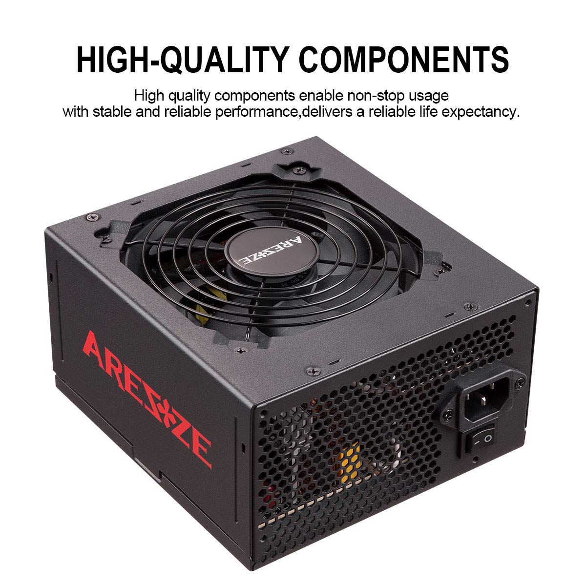 Buy GOLDEN FIELD 550W Semi Modular Power Supply Unit, 80+ Bronze ATX PC