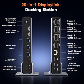 Docking Station 4 Monitor