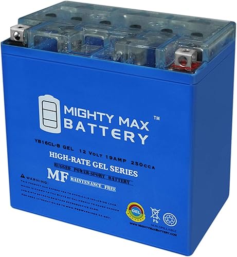Mighty Max Battery YB16CL-B Gel 12V 19Ah Batería para Yamaha Wave Runner All CC 87-'09