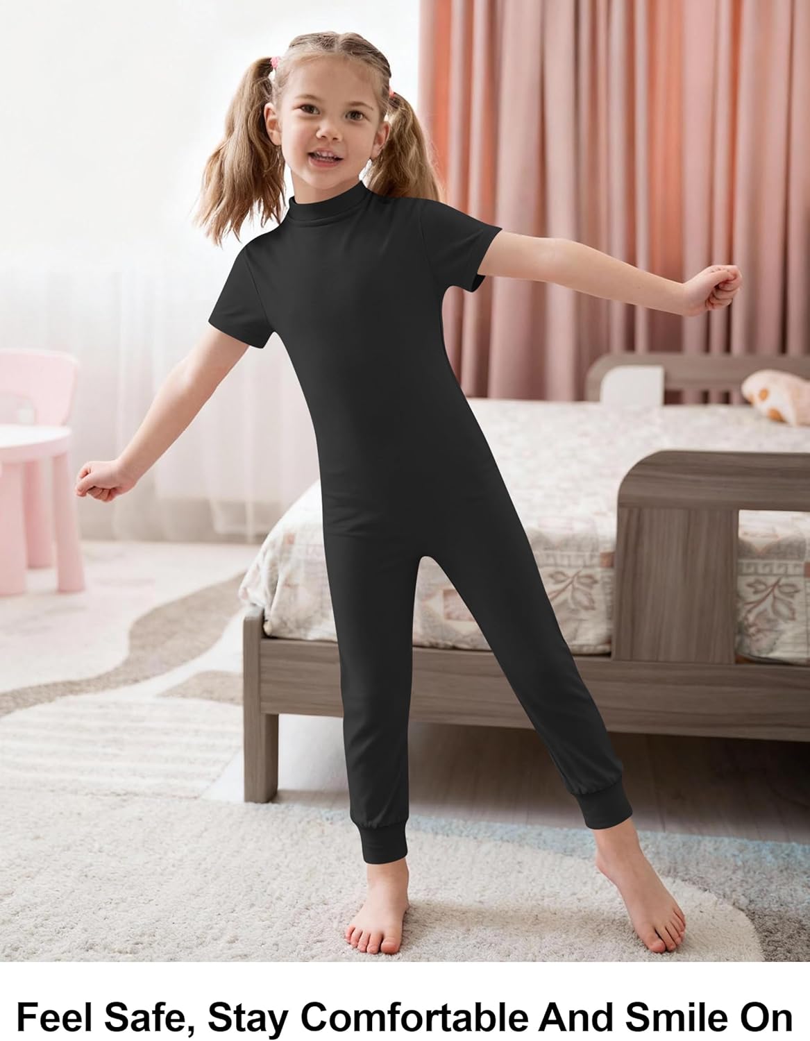 Adaptive Clothing for Kids Special Needs Autism Sensory Anti-Strip Jumpsuit Back Zip Long Leg Romper Size 3T-16 Years - Image 4