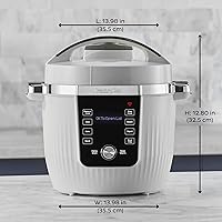 Vista 8 de Instant Pot PRO Max Wi-Fi Smart 10-in-1 Pressure Cooker, Steamer, Saute, Warmer, Rice Cooker, Yogurt Maker, Sous Vide, Baker, NutriBoost - Includes