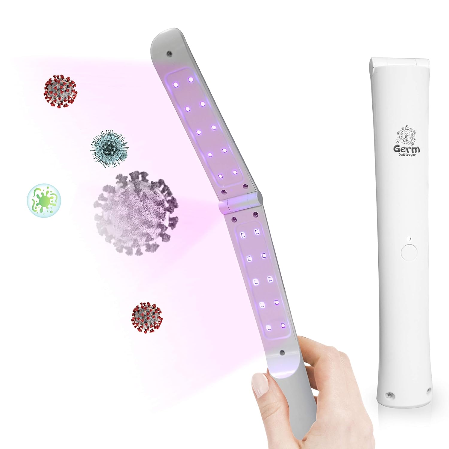 Germ Destroyer UV Light Sanitizer Wand Portable UVC Light Sanitizer