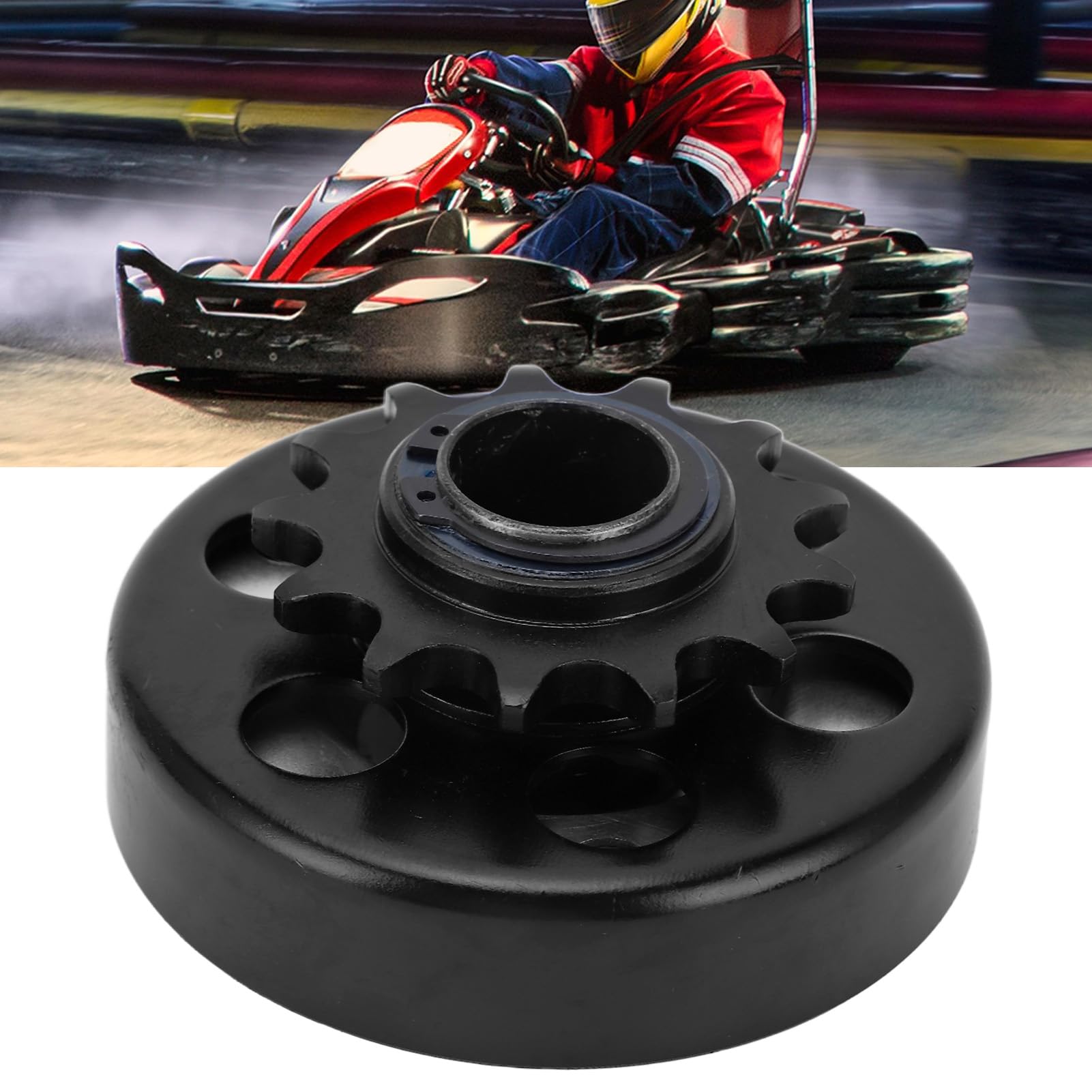 Fliehkraftkupplung mit 2,5 cm Bohrung, Hochleistungskupplung mit 13 Zähnen 2300 U/min 13 PS Zentrifugalkupplung Ritzel für Minibikes Gokarts und Ketten mit 40 41 und 420mm