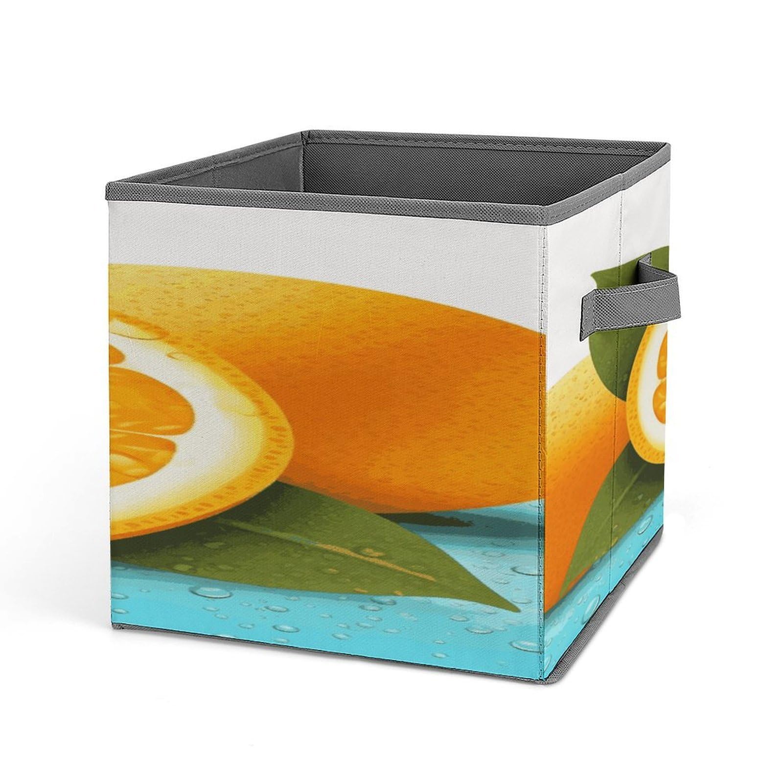 Fekiloot Style Fresh Orange Fruit Storage Bins Storage Baskets