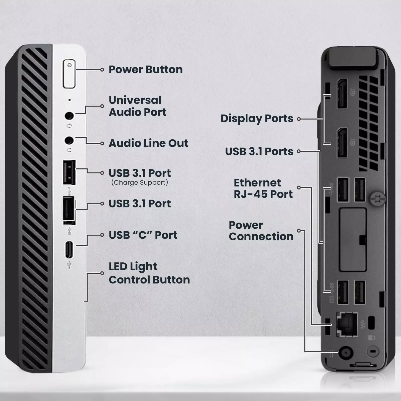 Amazon.com: BTO HP EliteDesk 800 G3 Mini Desktop Computer PC