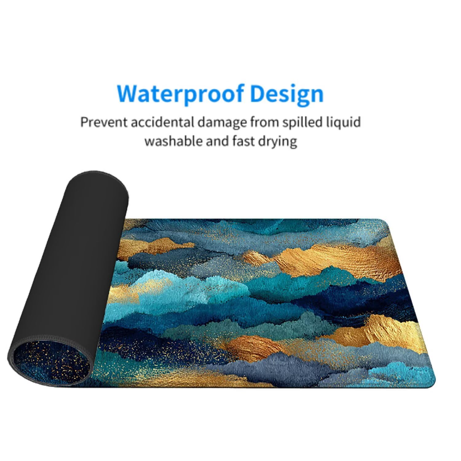 Abstrakcyjna podkładka pod mysz pod mysz pod mysz do gier XXL 1400x600x3mm podkładka pod mysz nowoczesna duża podkładka pod mysz dla graczy akcesoria PC antypoślizgowe i wodoodporne, do klawiatury w