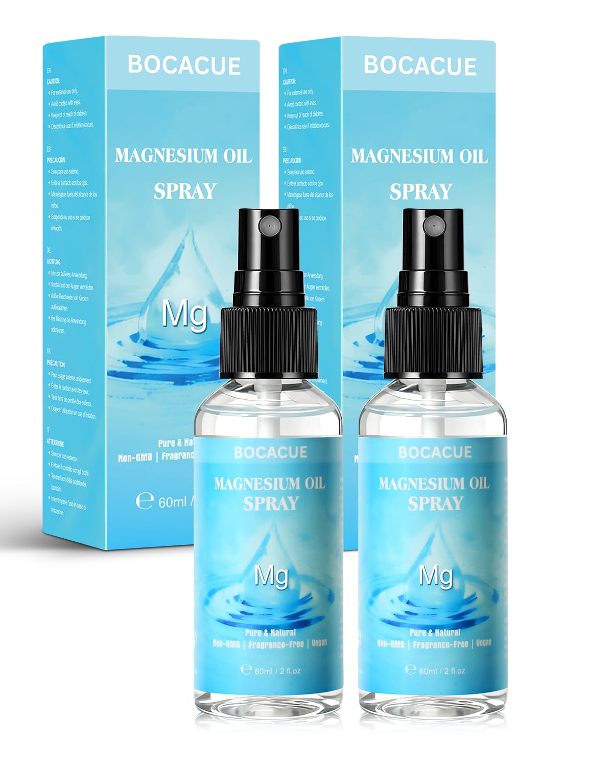 Pure Magnesium Oil Spray, Topical Magnesium Chloride, 4 fl oz 4 Fl Oz (Pack of 1)