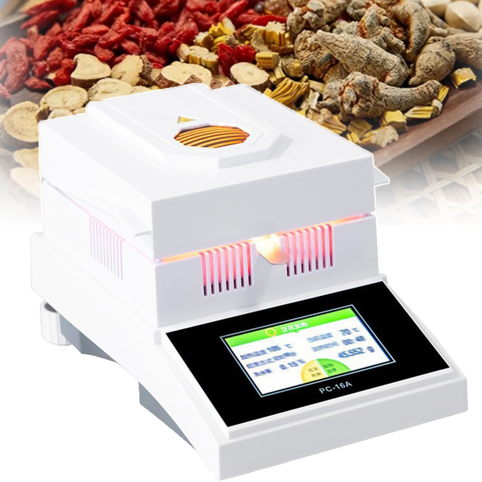 ylpddmm High-Precision Halogen Moisture Analyzer Meter 50g/2mg