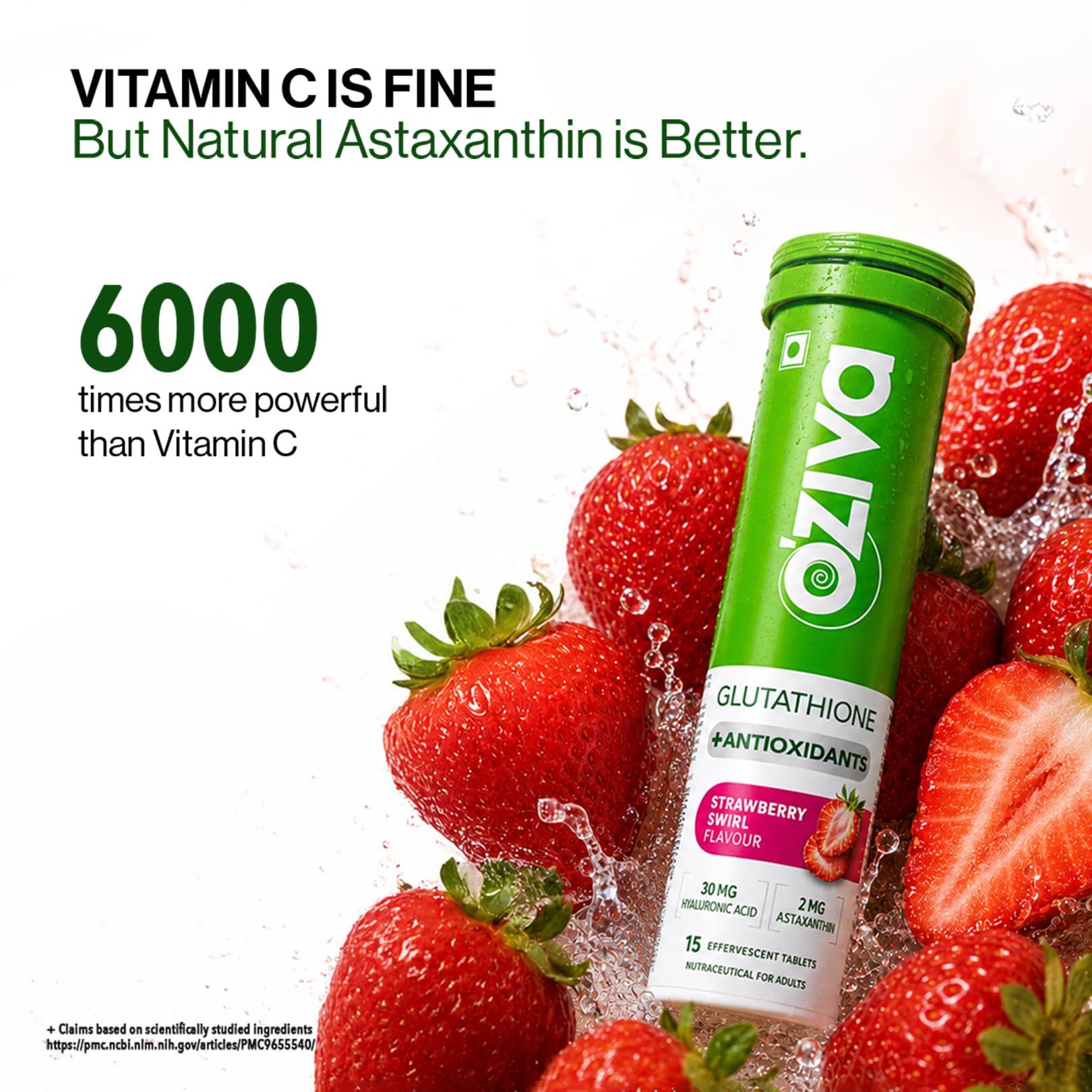 oziva bioactive glutathione Tablets for Radiant Skin Store in a cool OZiva Bioactive Glutathione Effervescent Tablets