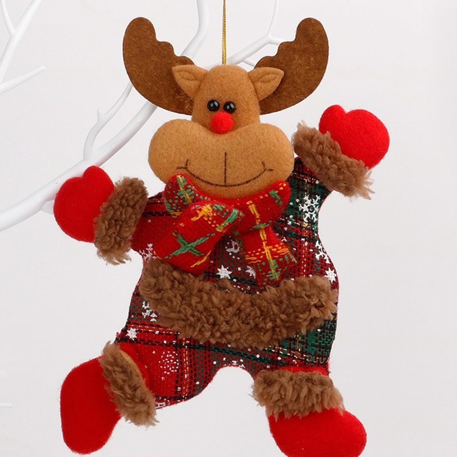 Christmas Decoration Christmas Tree Pendant Snowflake Hanging Ball Bow Old Man Bell Christmas Decoration Gift