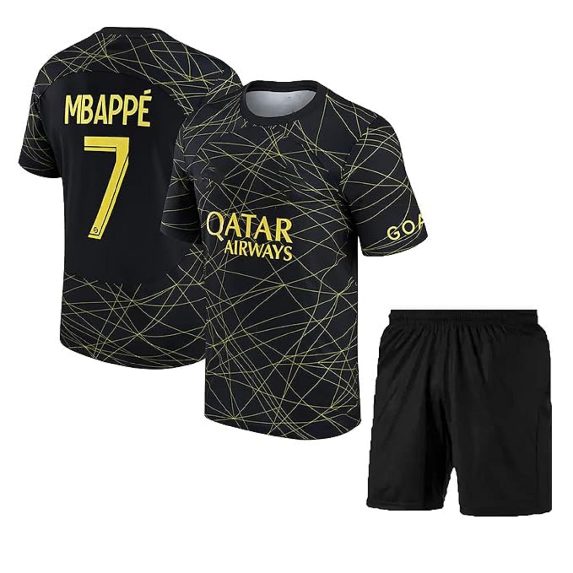 Football Jersey Mbappe 7 Tshirt with Shorts for(Boys,Kids&Men)-picture-11