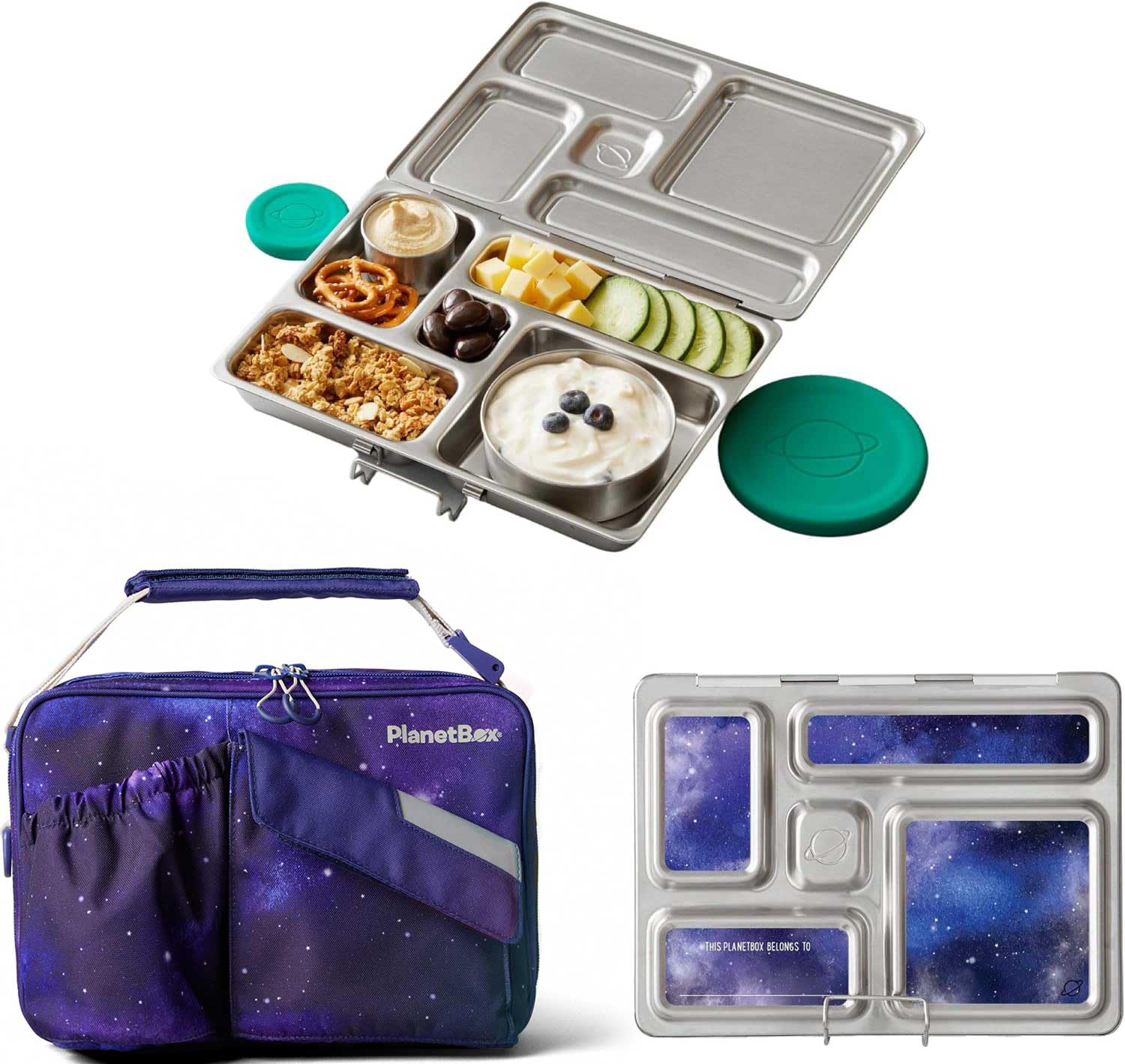 Amazon.com: PlanetBox Rover Stainless Steel Bento Box Style Lunch