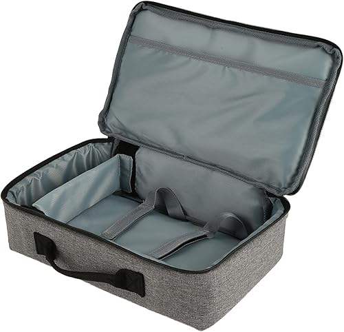 Bolsa para proyector, bolsa de proyector de nailon resistente portátil gris para viajes
