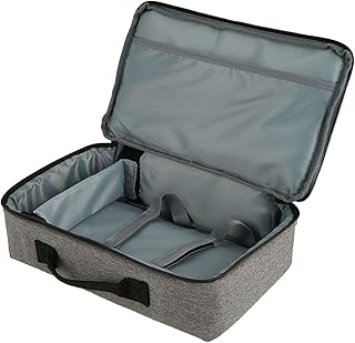 Projector Case, Projector Travel Carrying Bag, Projector Portable Carrying Handbag with Adjustable Fixed Strap and Dividers for Mini Projector and Accessories