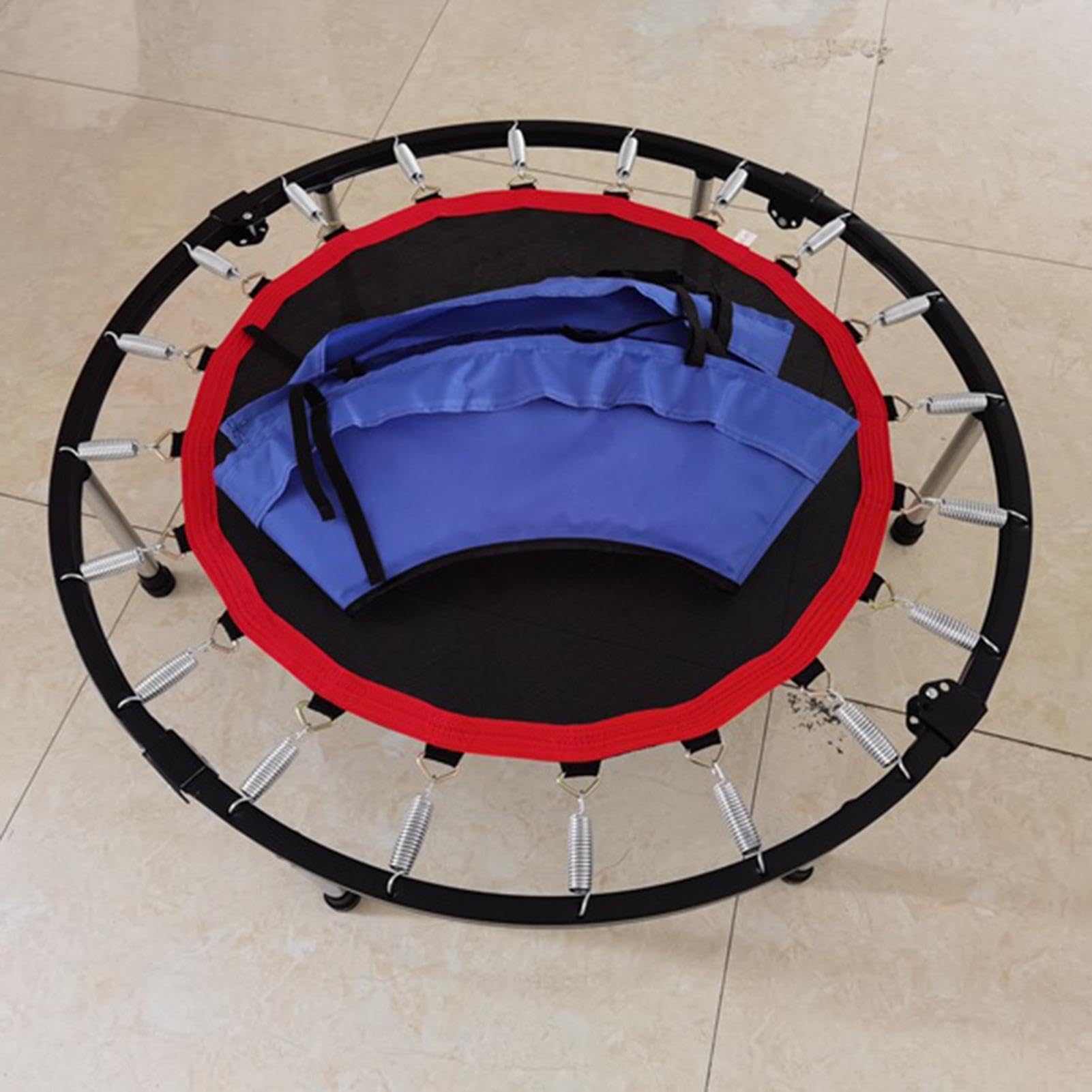 Tappetino di ricambio per trampolino di sicurezza, 102 cm, cuscino di ricambio, copertura a molla, accessori essenziali per trampolini