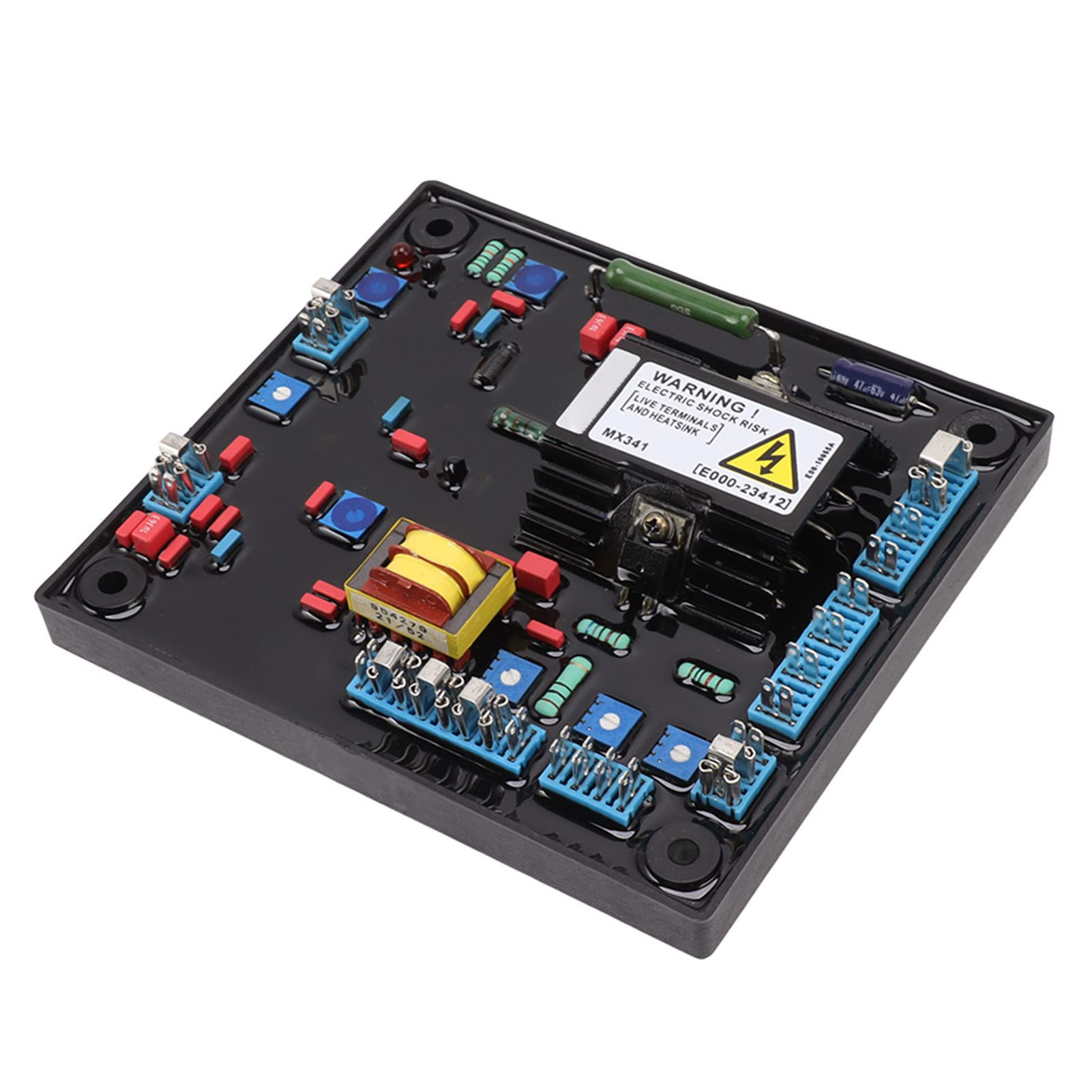 Płytka automatycznego regulatora napięcia dla generatora bezszczotkowego — 3 fazy, wejście 140–220 VAC — 120 VDC 3 A, wyjście pola wzbudzenia — Moduł sterujący AVR generatora z