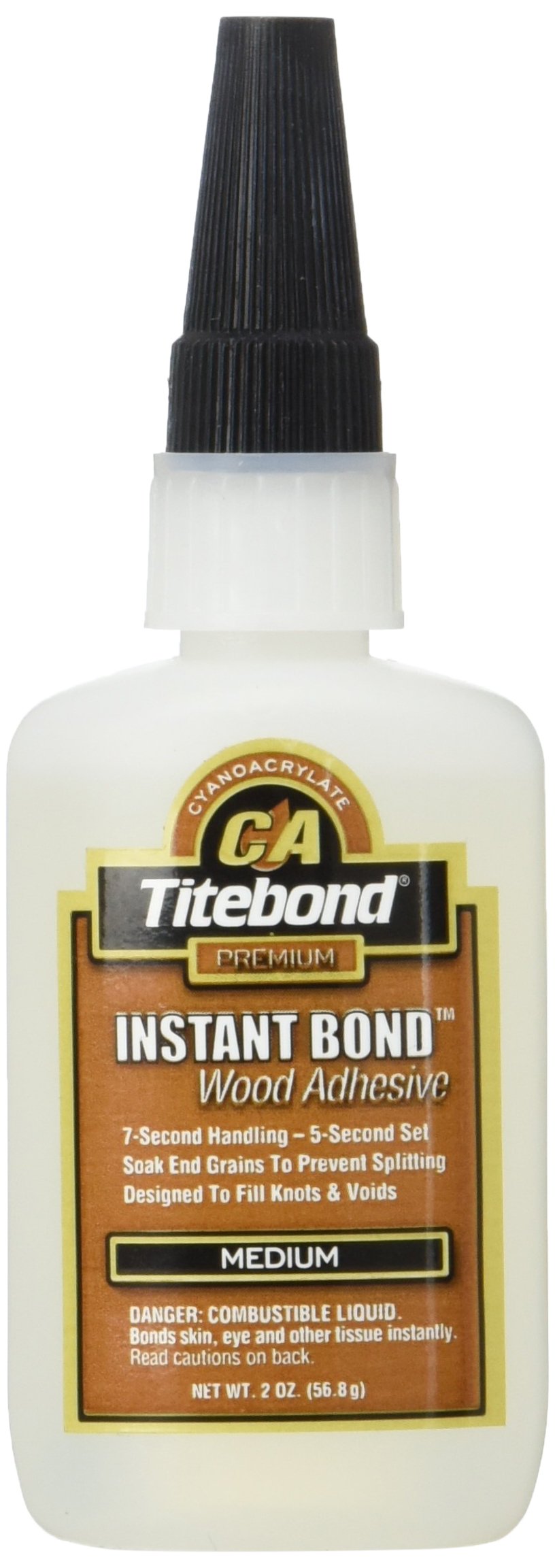 Titebond 6211 Instant Bond Wood Adhesive (Medium, 2oz)