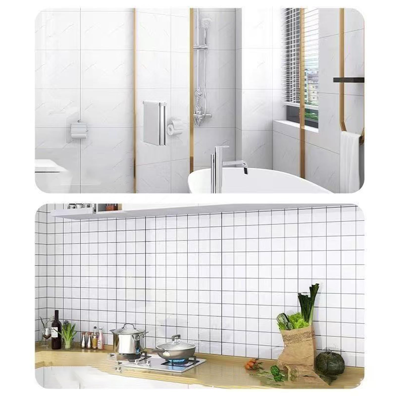 Adesivi per Piastrelle Marmo,Piastrelle Adesive Marmo Impermeabili,Pannello TV Effetto Marmo,per Decorare Le Pareti di Soggiorno,Camera da Letto,Cucina,Bagno