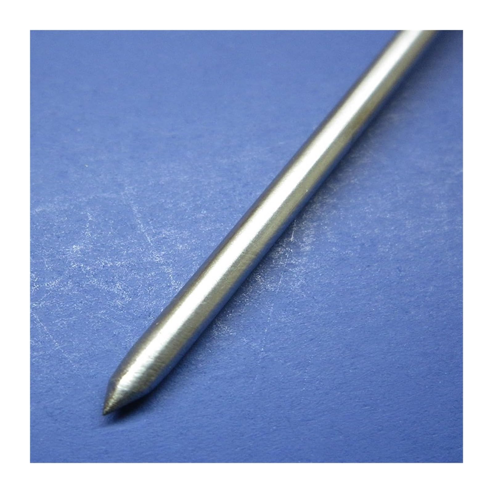 Sensor de termopar tipo K con sonda inserción puntiaguda alta temperatura cable trenzado acero inoxidable(Probe diam 8X1000mm)
