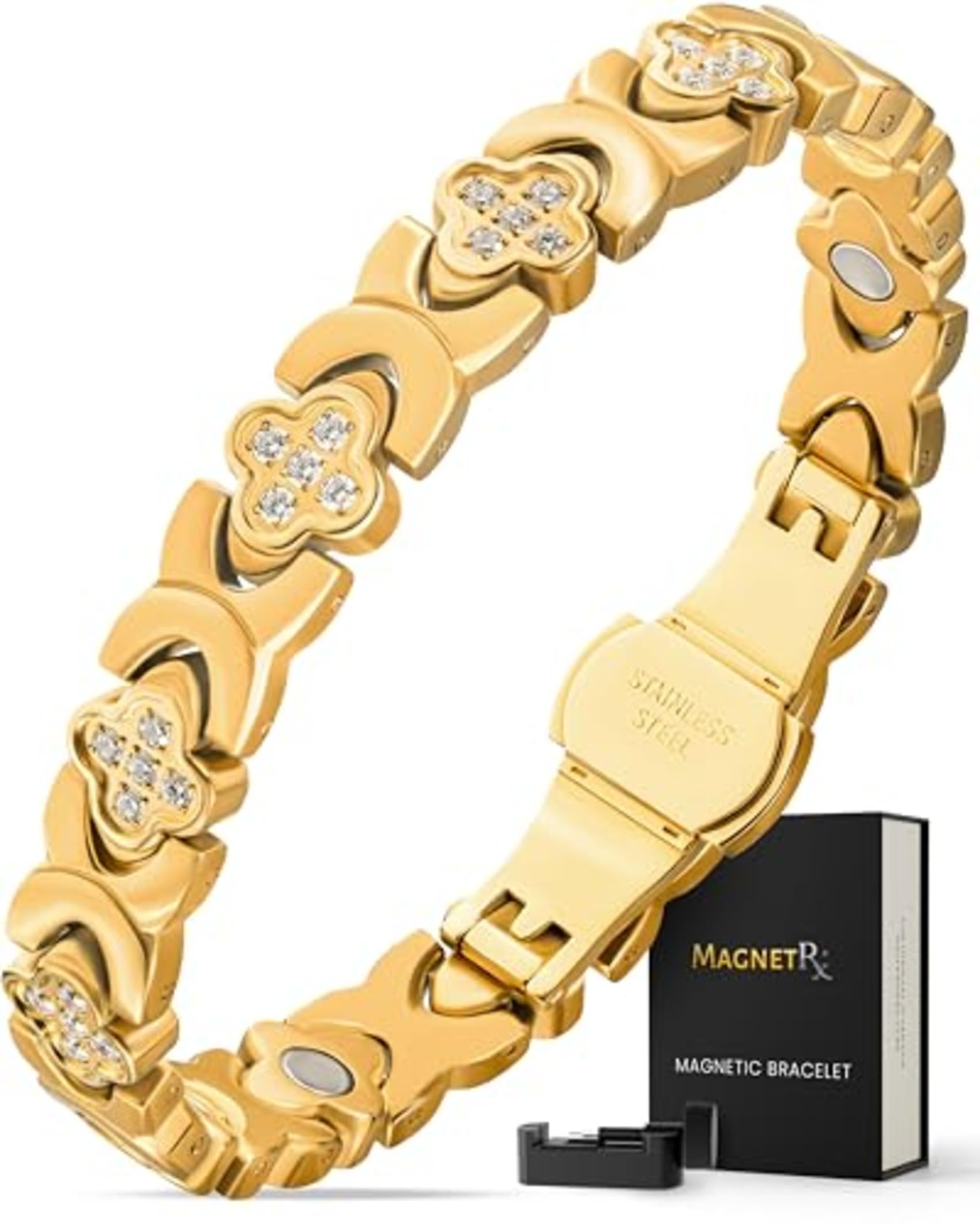 MagnetRX Four Leaf Clover Bracelet