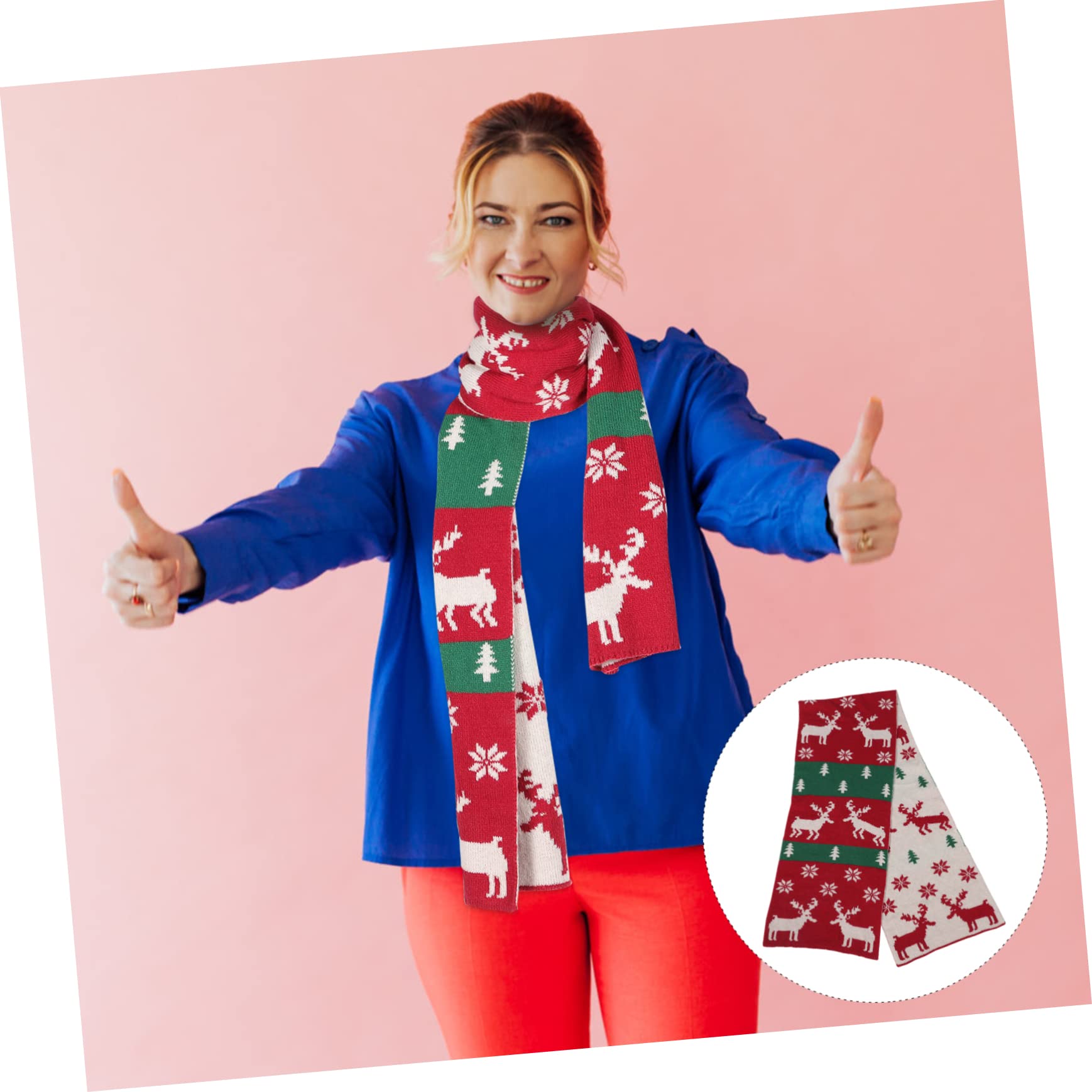 SOIMISS 4pièces Écharpe Avec Motif De Pour Accessoire Hiver Unisexe Pour Adultes Et Garçon Fille Écharpe Chaude Pour