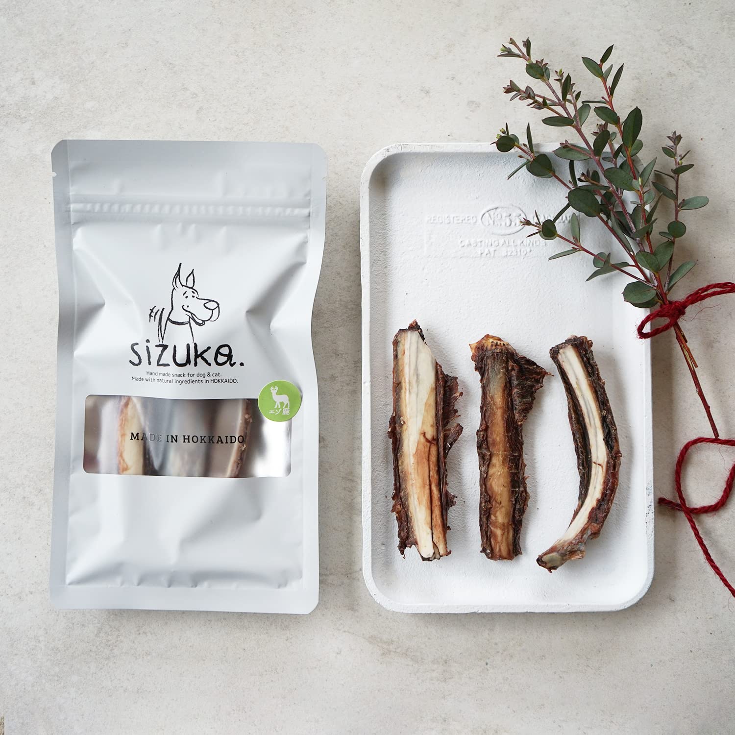 Amazon | sizuka. エゾ鹿スペアリブ 1袋30g ◇北海道産 犬 おやつ 無
