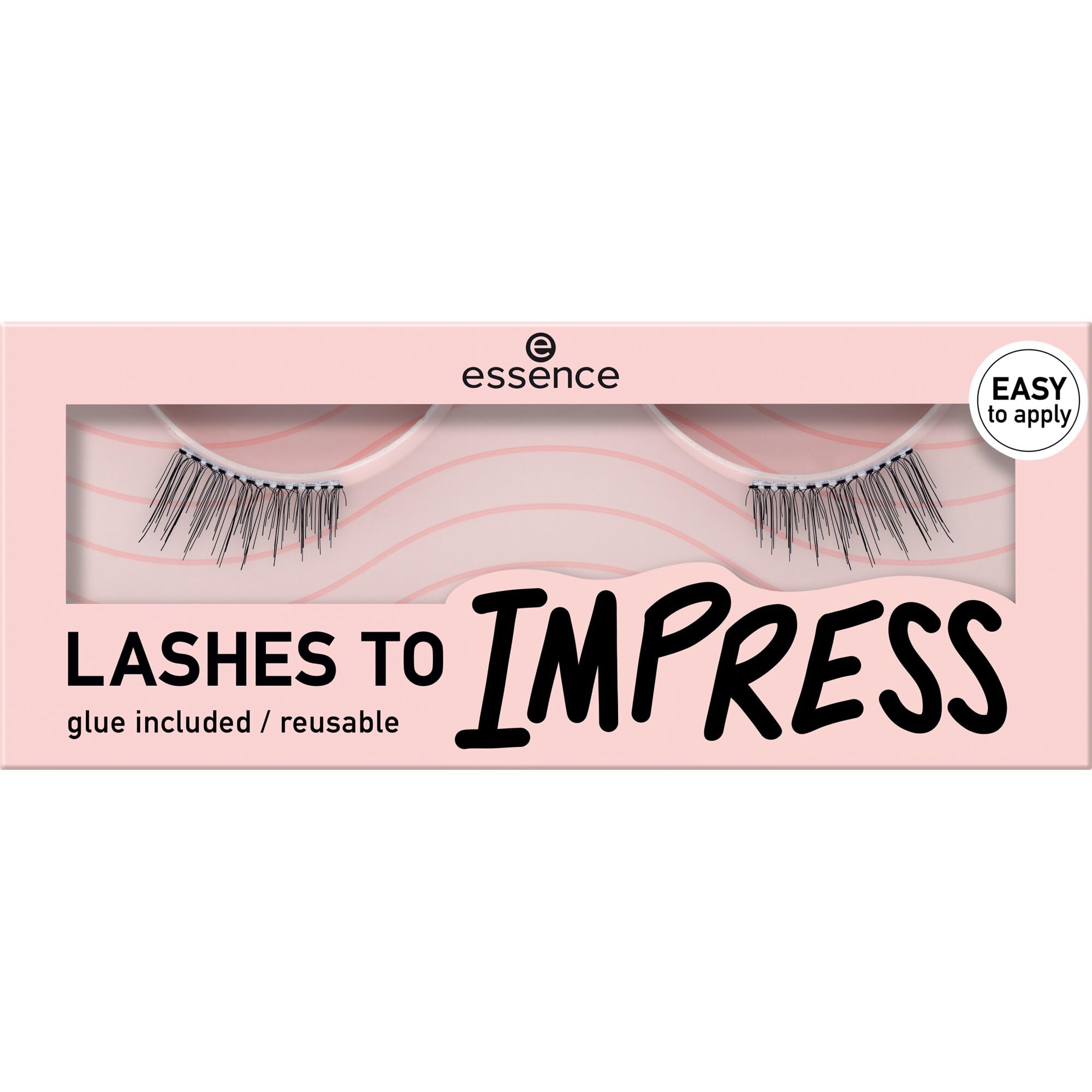 essence LASHES TO IMPRESS., lunga durata, volumizzante, arricciante, definizione (1pair)