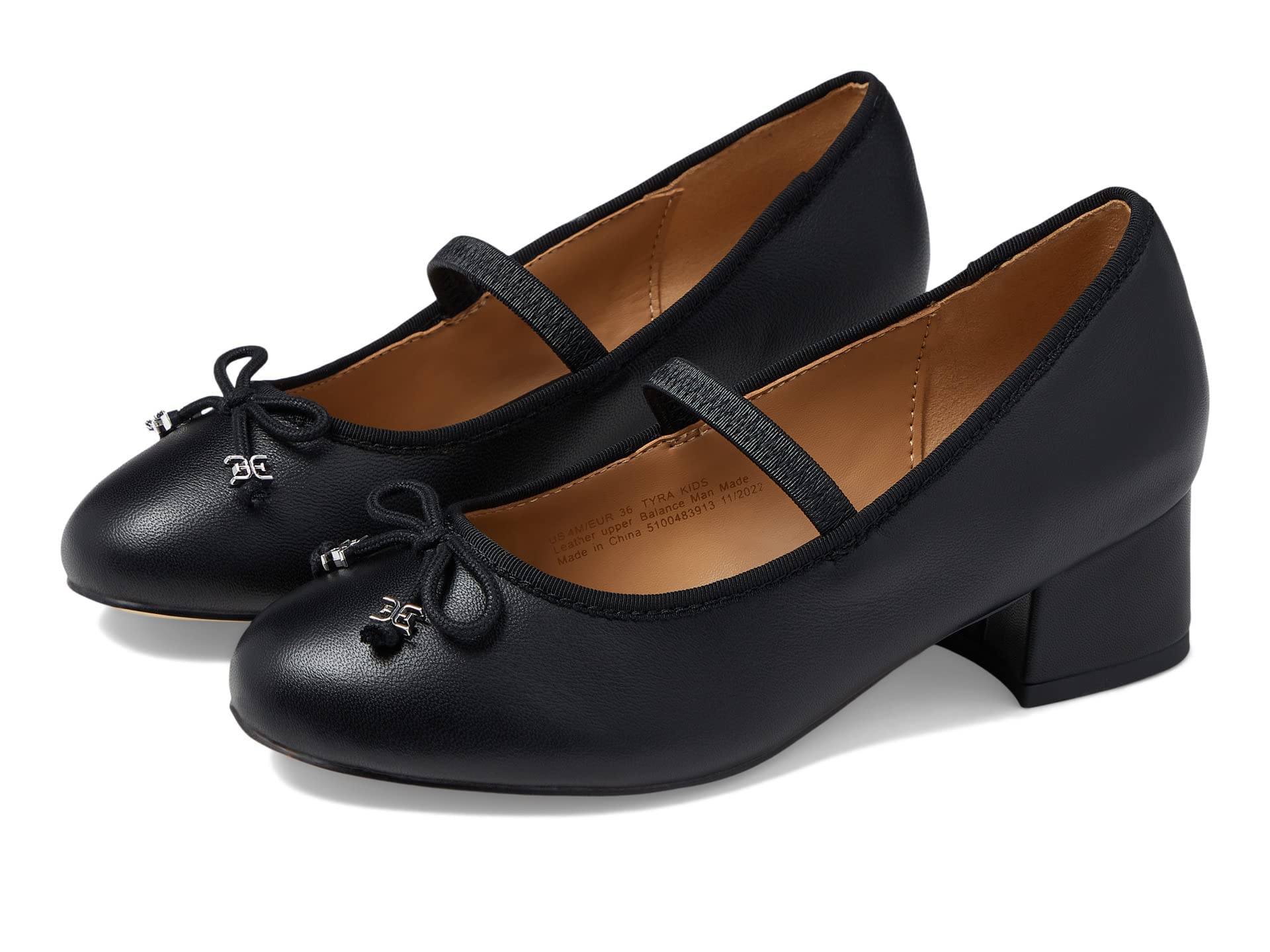 Sam Edelman Girls Tyra Mini Mary Jane Black Big Kid