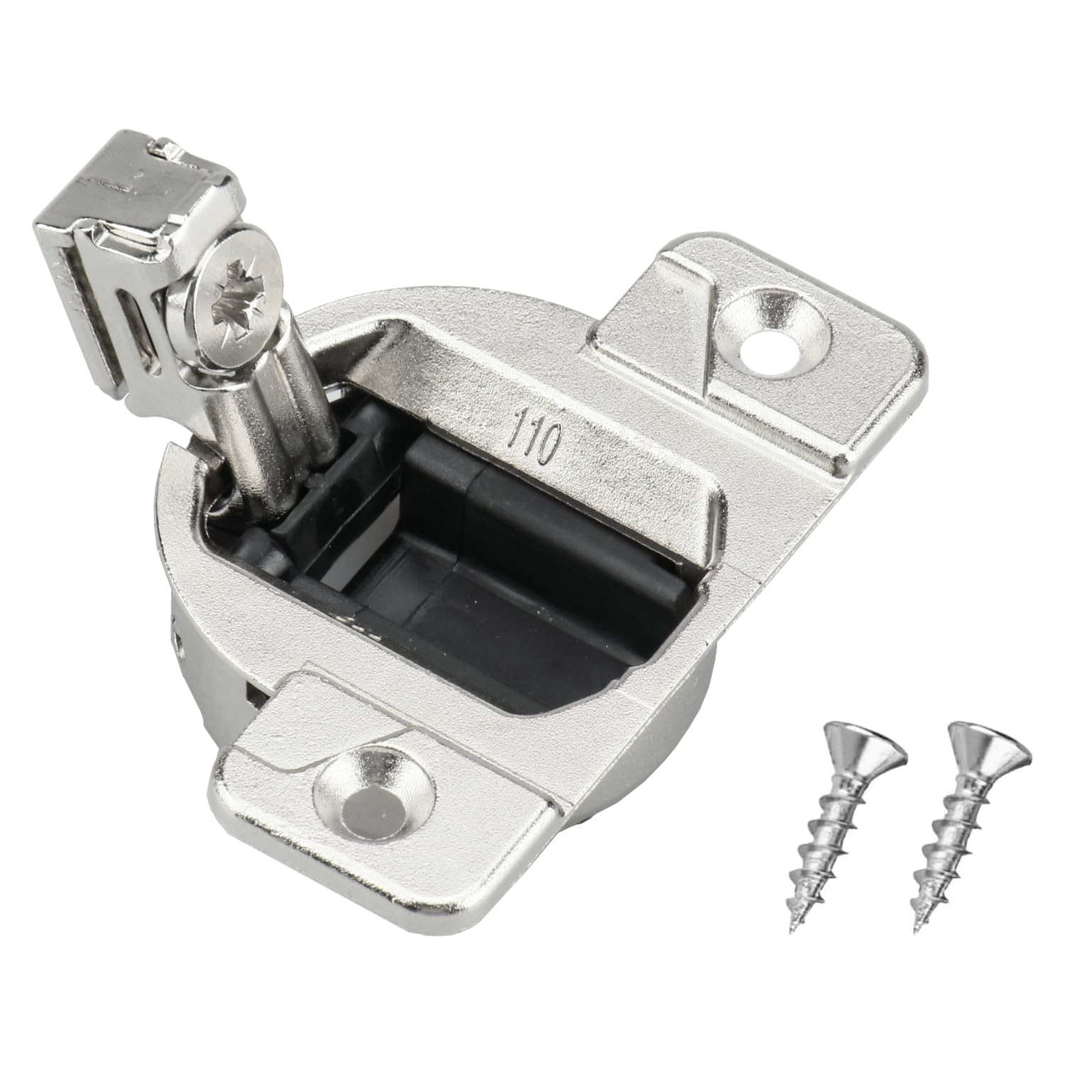 Blum Cabinet Hinge Replacement 8-Pack, 110° Screw-in Compact 33 for Cabinet Doors (with Screws)