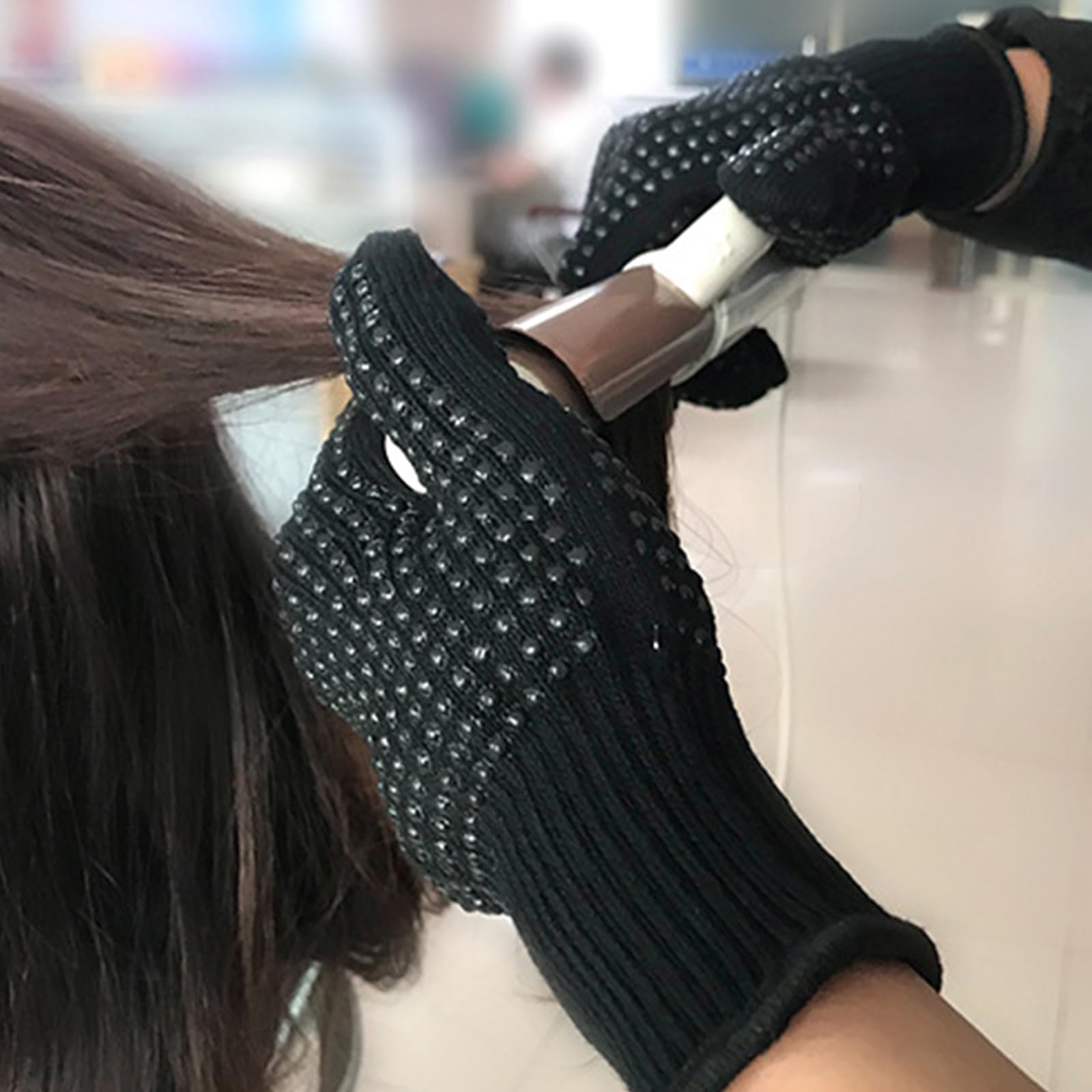 3 paires Coiffure Gants Thermiques de Salon Gants de Protection Contre la Chaleur pour Coiffure Gant Professionnel RéSistant à la Chaleur Pour Coiffure pour Fer à Friser Fer Plat Outils de Cheveux