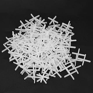 Agatige 2500PCS Tiles Leveler Spacers, 1mm Replaceable Tile Levelers Spacers Reusable DIY Tiles Leveler Spacers Cross Tile Leveler Spacers Laying Tools Parts for Spacing for Builing Walls or Floors