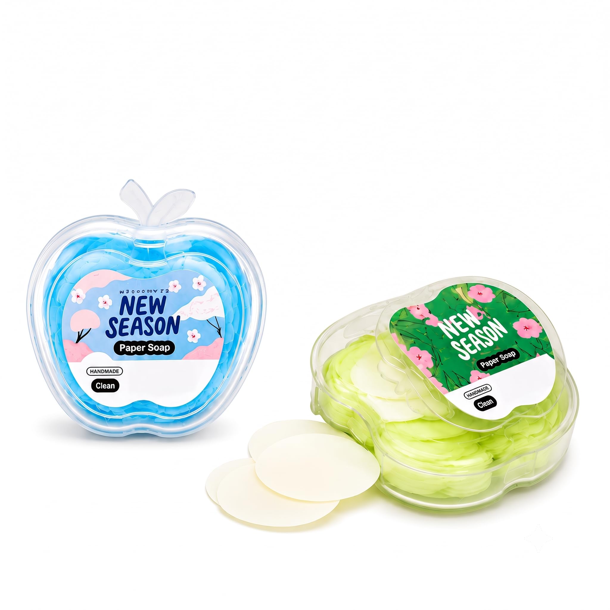 Paper Soap Compact Combo (Pack of 2) - 100 Sheets Portable Hand Wash for Travel, School, Camping - On the Go Hygiene Set for Kids and Adults-image-9