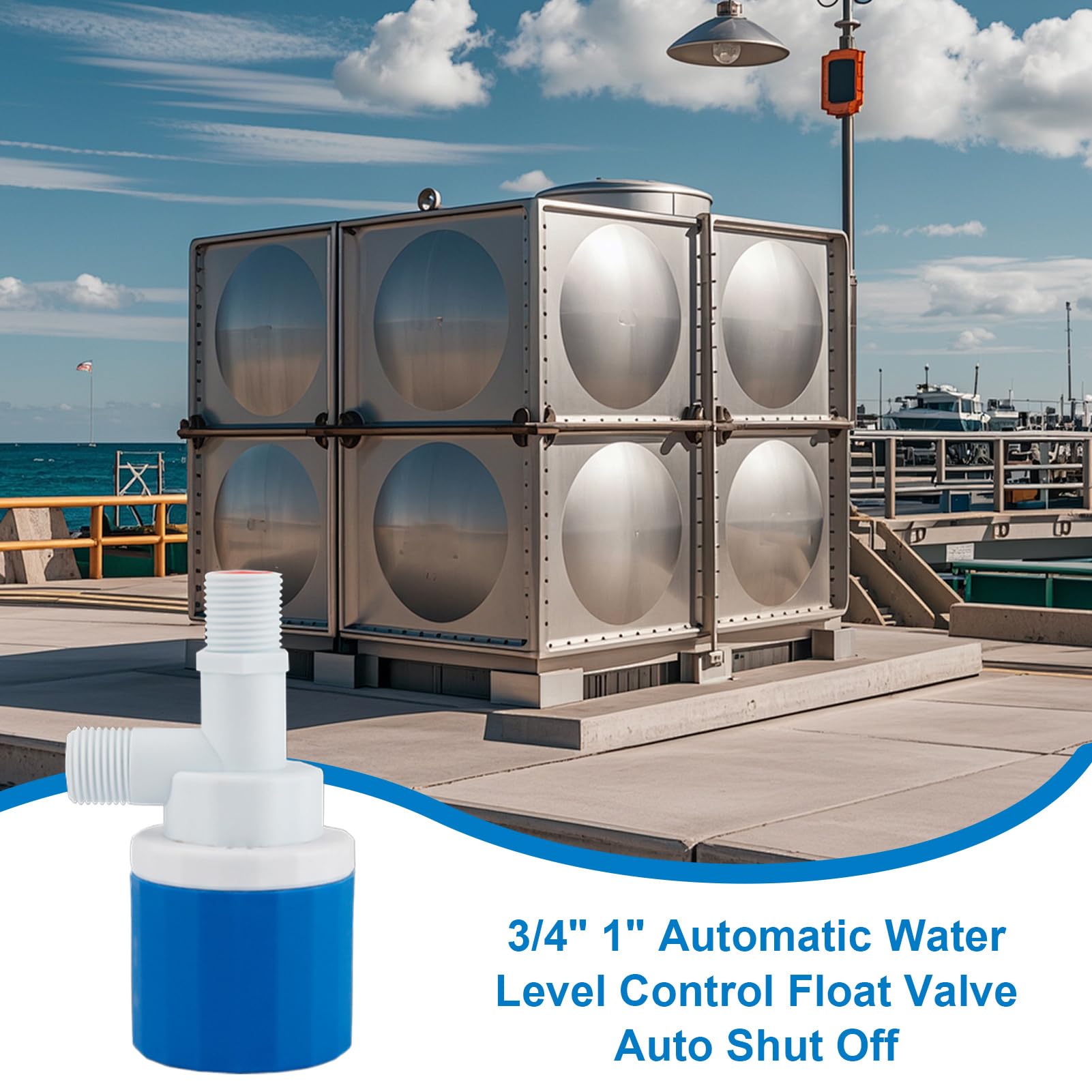 Válvula De Cierre Automático De Agua, Válvula de Flotador Mini Bola con Cierre Automático, Accesorios Automáticos Para Tuberías De Hogar Piscina Fuente Estanque Jardín
