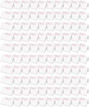 BIBABLYKE 100Pcs Stylish Bowknot Tent Cards Elegant Seating Assignment Card for Birthday Party and Formal Dinner Table Setting
