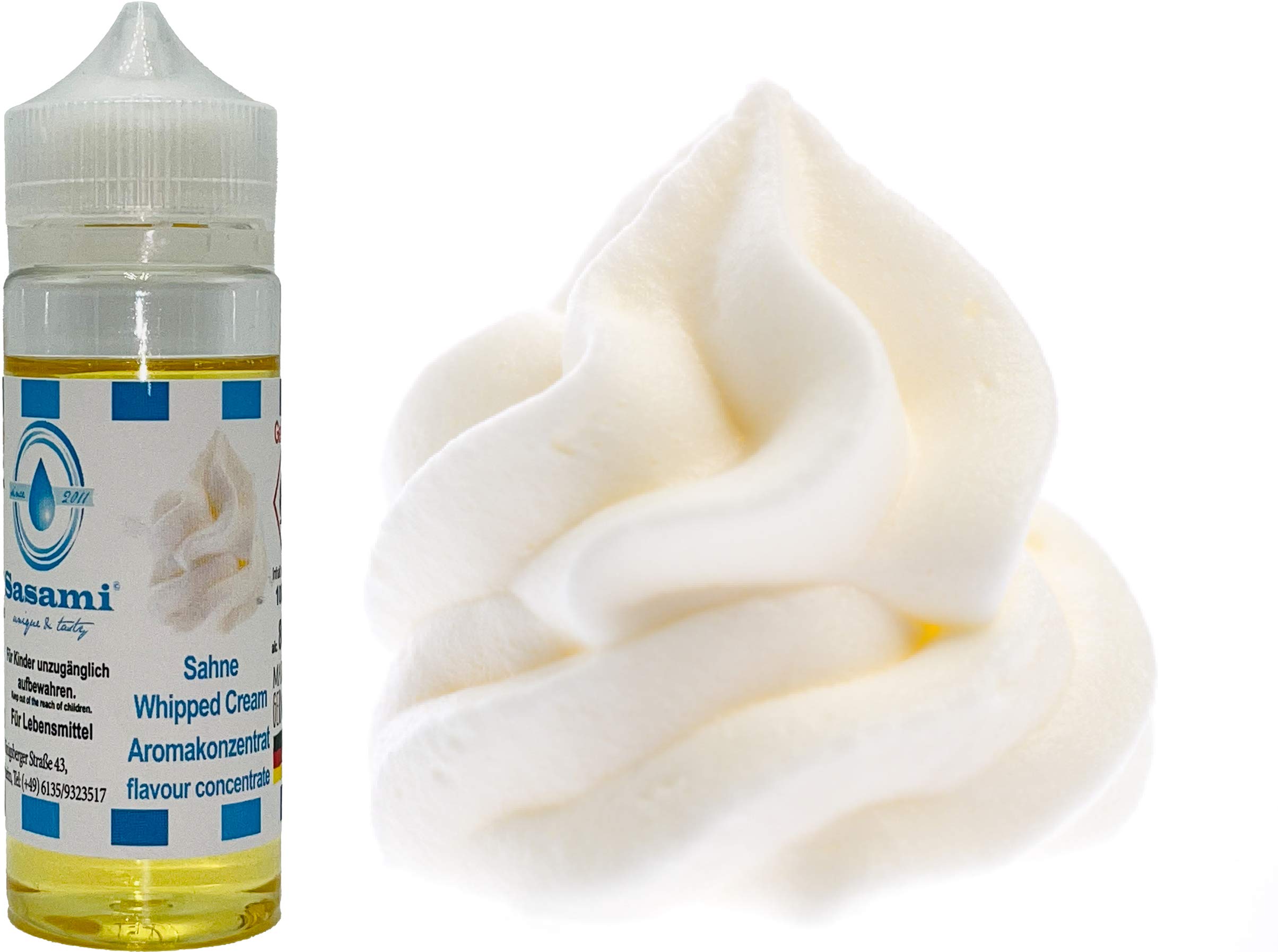 Cream Flavor Concentrate - Vegan - Sasami - 10ml