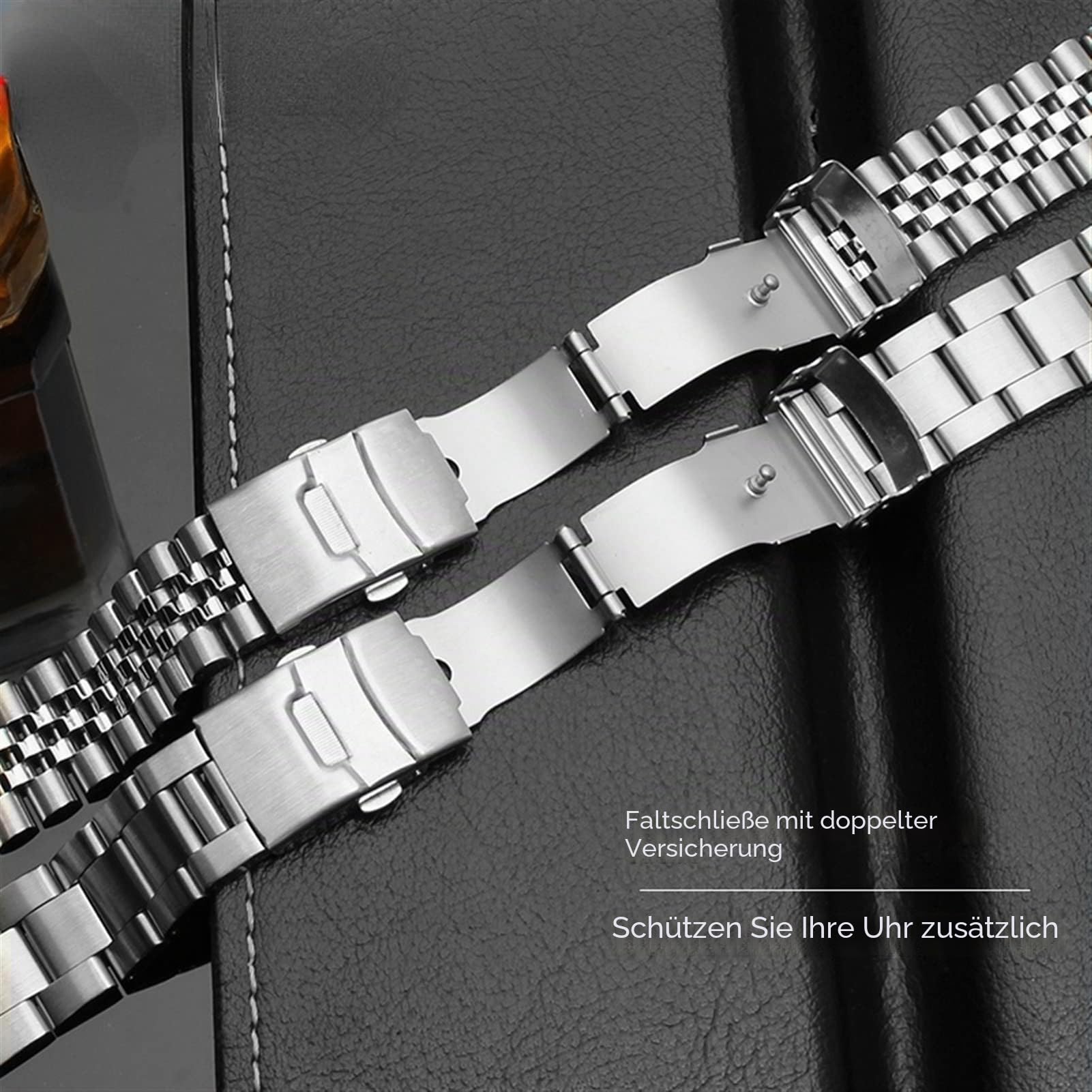 Für SEIKO Nr. 5 SKX009 SKX007 SKX175 SKX173 massives Edelstahl-Armband 20 mm 22 mm Herren-Armband Zubehör Uhrenarmband Armband