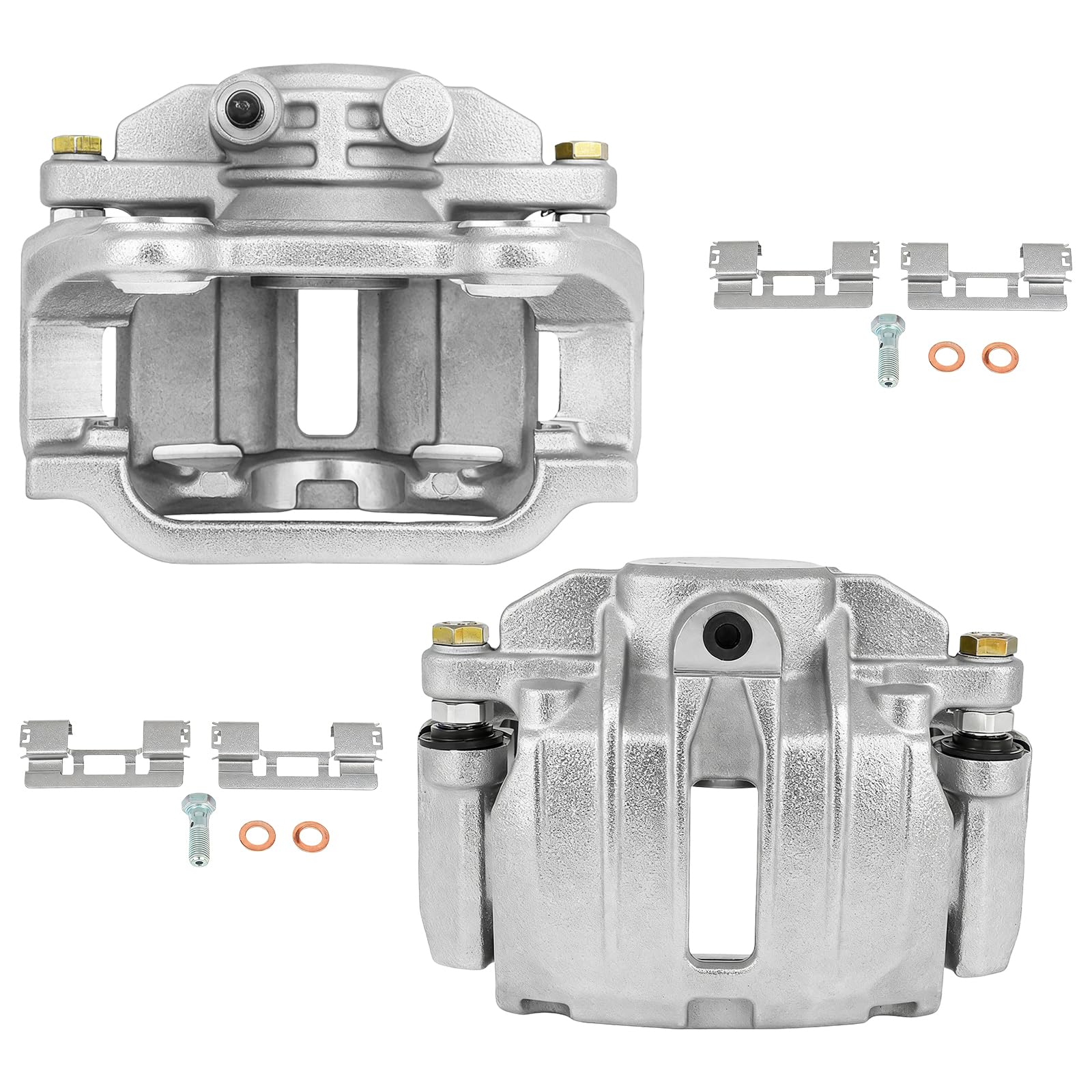 SCITOO Rear Brake Calipers With Bracket 18B4854 18B4855 Compatible For Cadillac For DeVille 2003-2005,For Cadillac For DTS 2006-2011,For Chevrolet For Silverado 1500 2003-2006