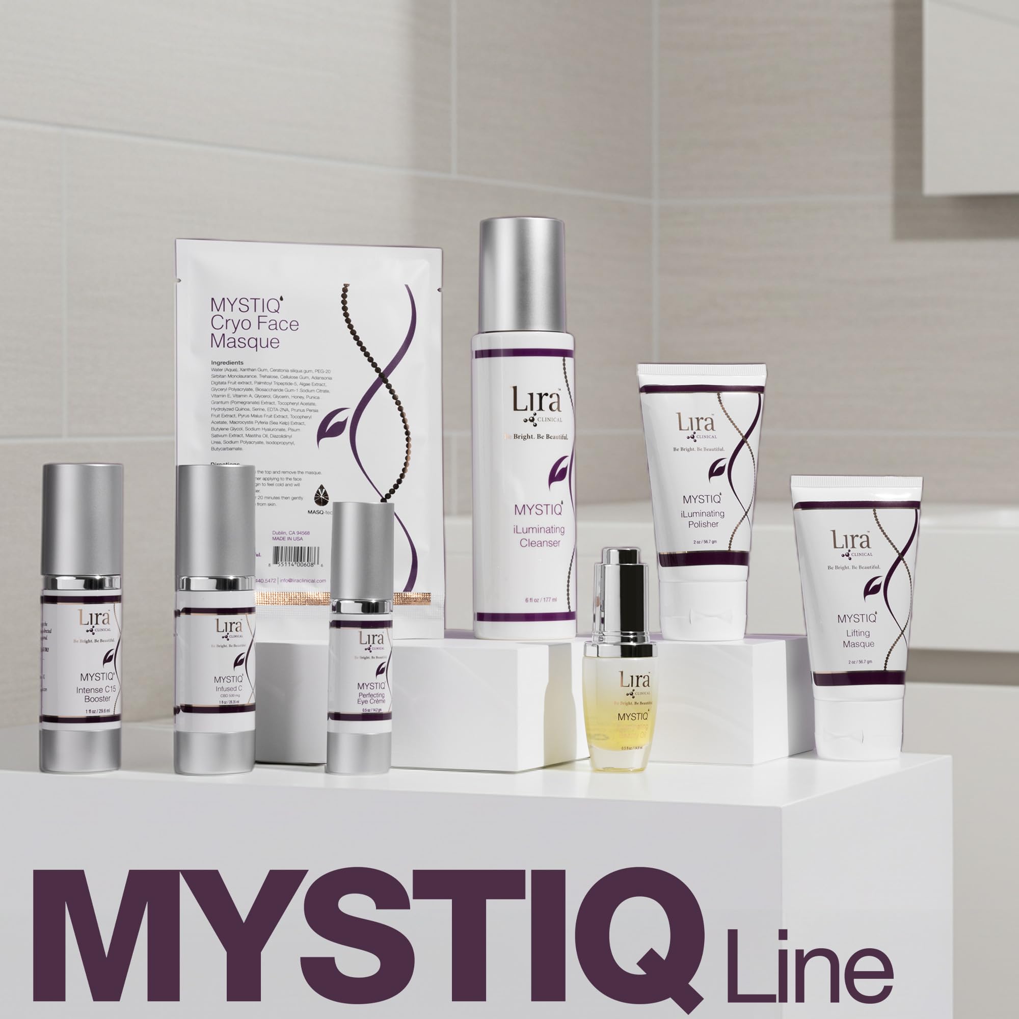 Amazon.com: Lira Clinical MYSTIQ Cryo Masque - Face Cooling Mask