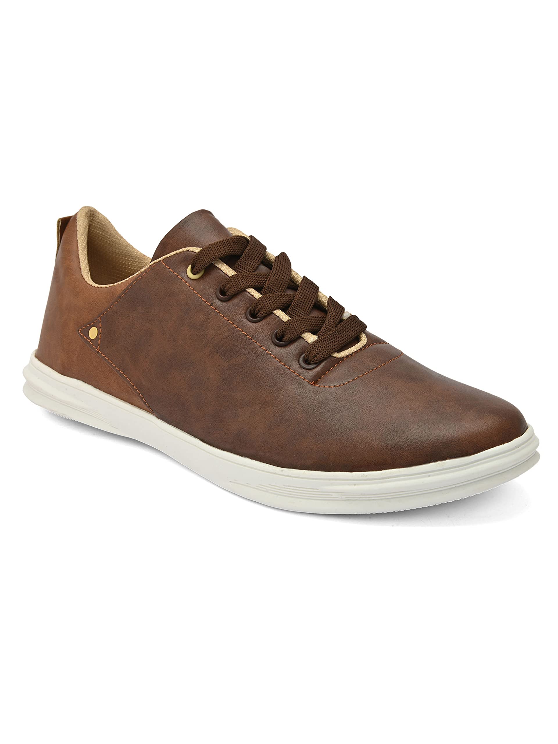 Bootco Shoes for Men Sneakers Boys Casual with Laces Low Top Gents Shoe Brown (B0BRMYC8PJ) Amazon Price History, Amazon Price Tracker