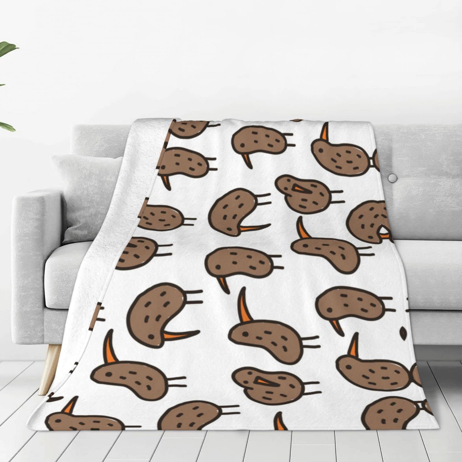 Couverture en flanelle Kiwi Birds pour réchauffer vos soirées cocooning sur le canapé