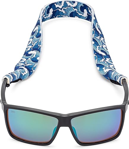 Miniatura 2 de Pilotfish Correa de neopreno para lentes de sol, retenedor de gafas de neopreno, cordón flotante seguro para lentes de sol con extremos