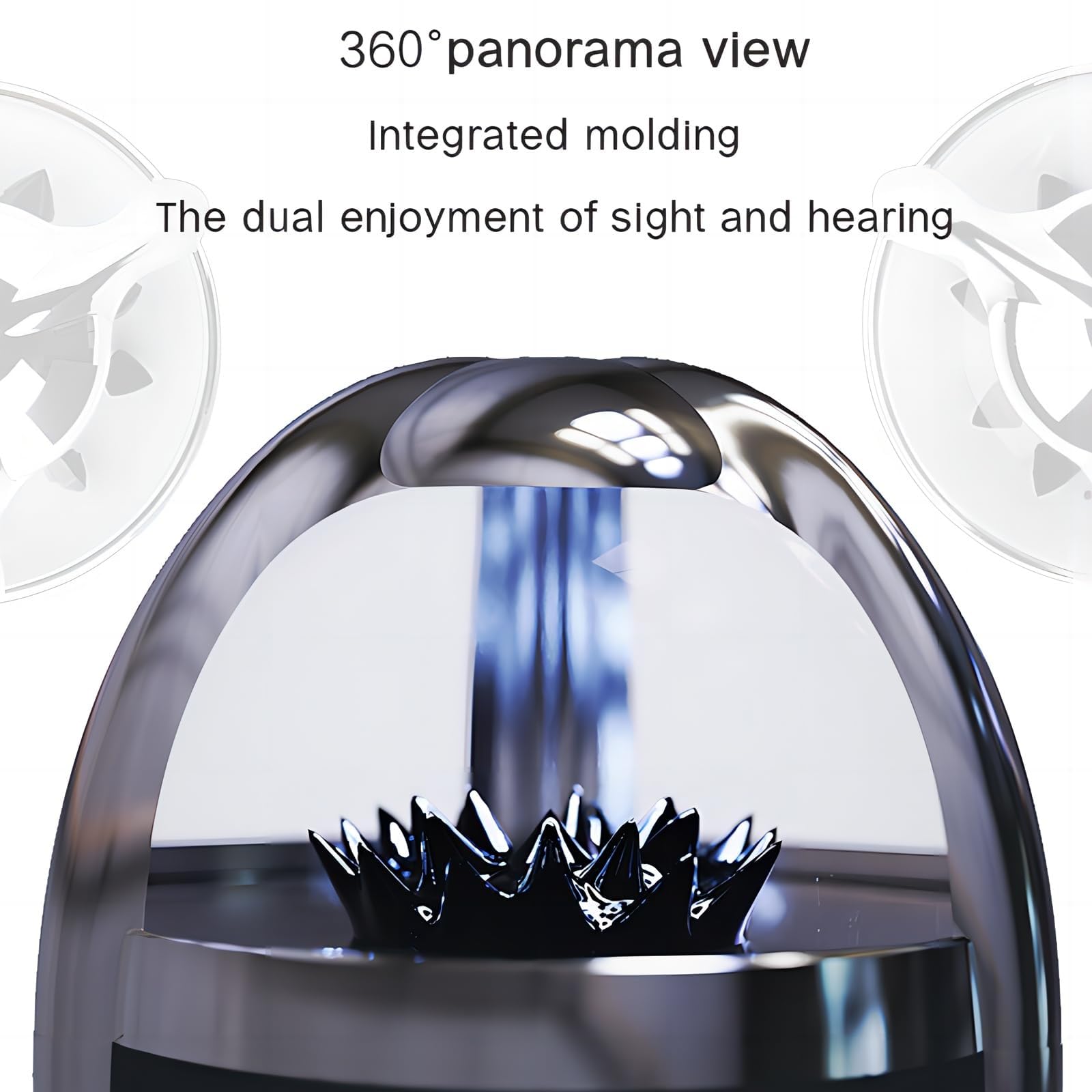 Altoparlante Bluetooth con display magnetico per danza fluida, wireless 5.0, batteria 8H, illuminazione multicolore