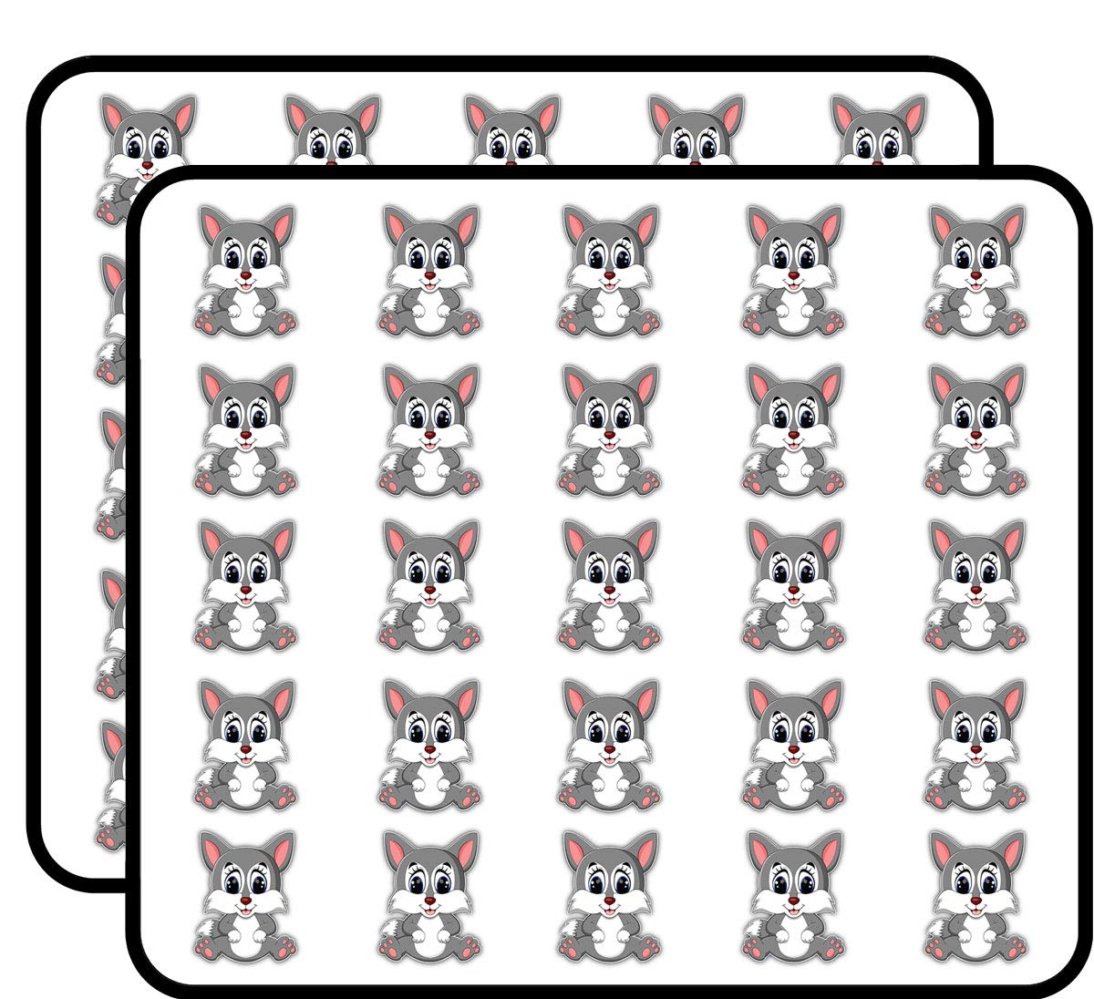 100 Pack Wolf Stickers,Wolf Decals For Kids Teens Girls,Gifts Vinyl Waterproof Stickers For Water Bottle Laptop - View #6