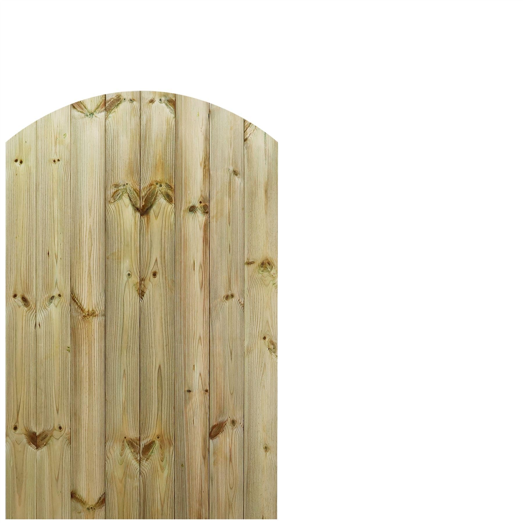 Bespoke Custom Made To Measure UPTO HEIGHT 5ft  150cm High  Tongue Groove Semi Braced Arch Top Pathway Garden Pedestrian Gate Width Between 75cm 90cm Hinge Pack Option Removed 8713 - View #11