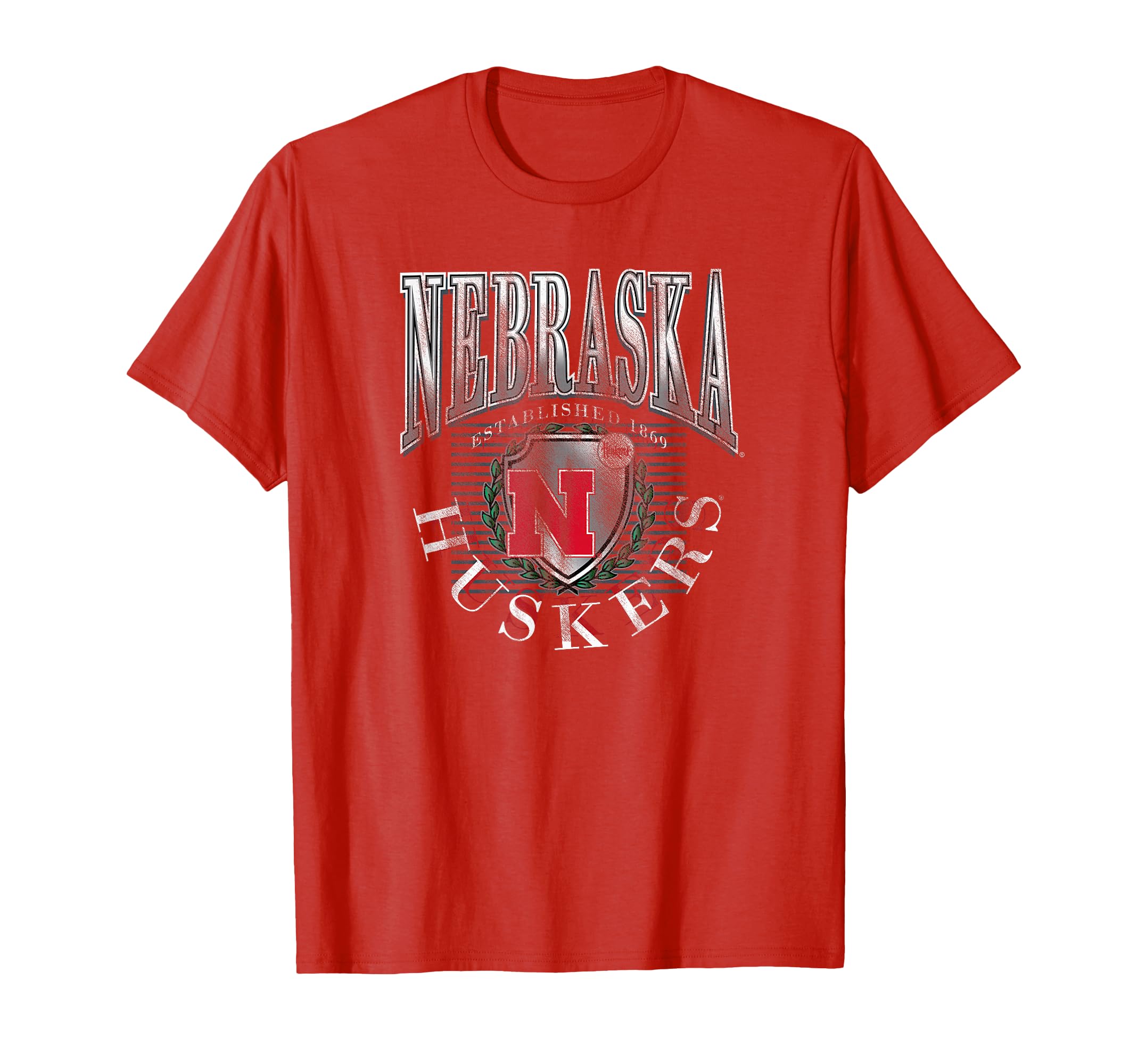 Nebraska Cornhuskers Vintage Emblem 90's Red T-Shirt