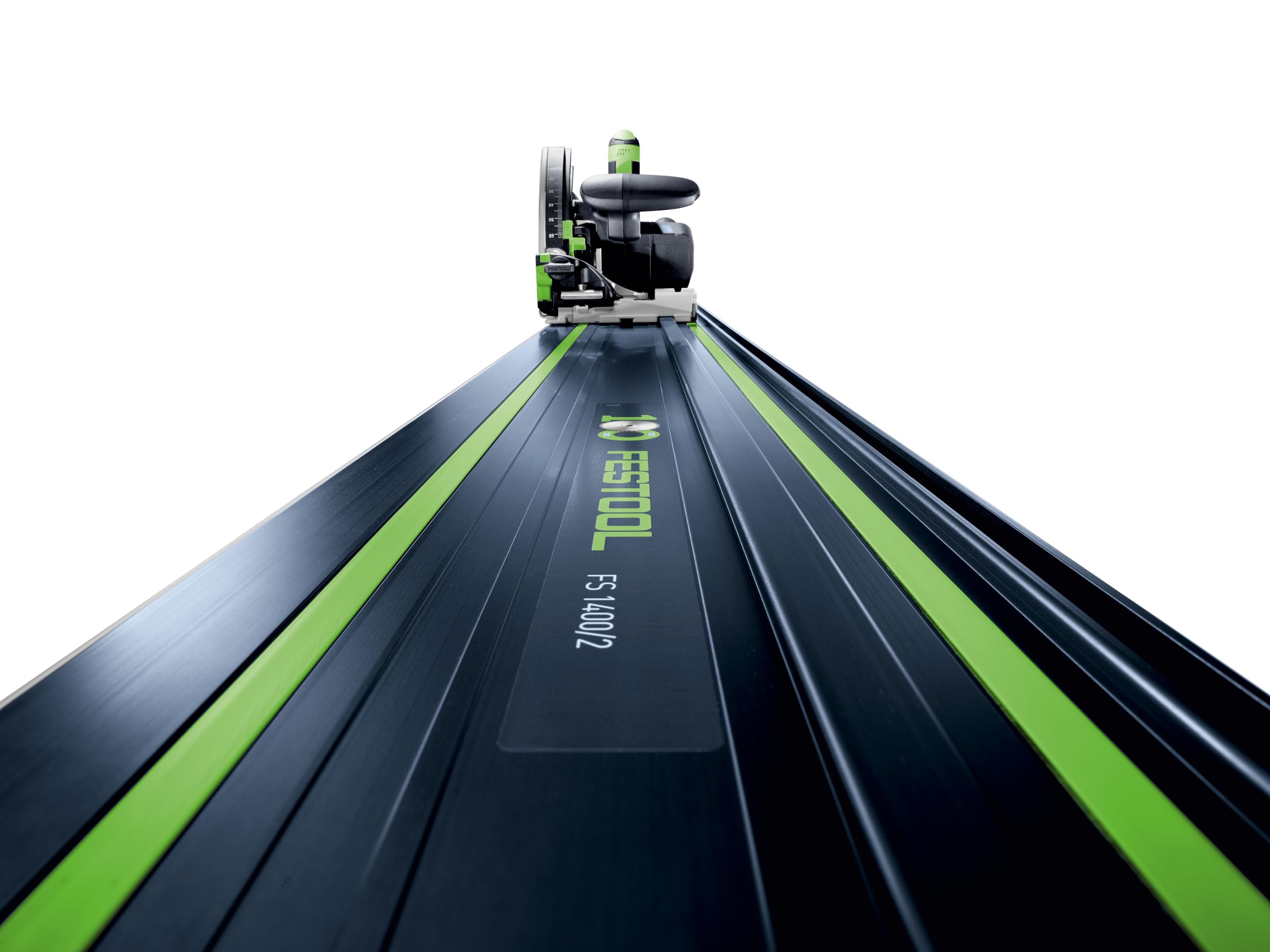Festool FS 1400/2 BL-Set Rail de Guidage - Edition Limitée 100 Ans | 2 rails 1 400 mm, raccord auto-alignant, housse de transport incluse - design bleu anniversaire