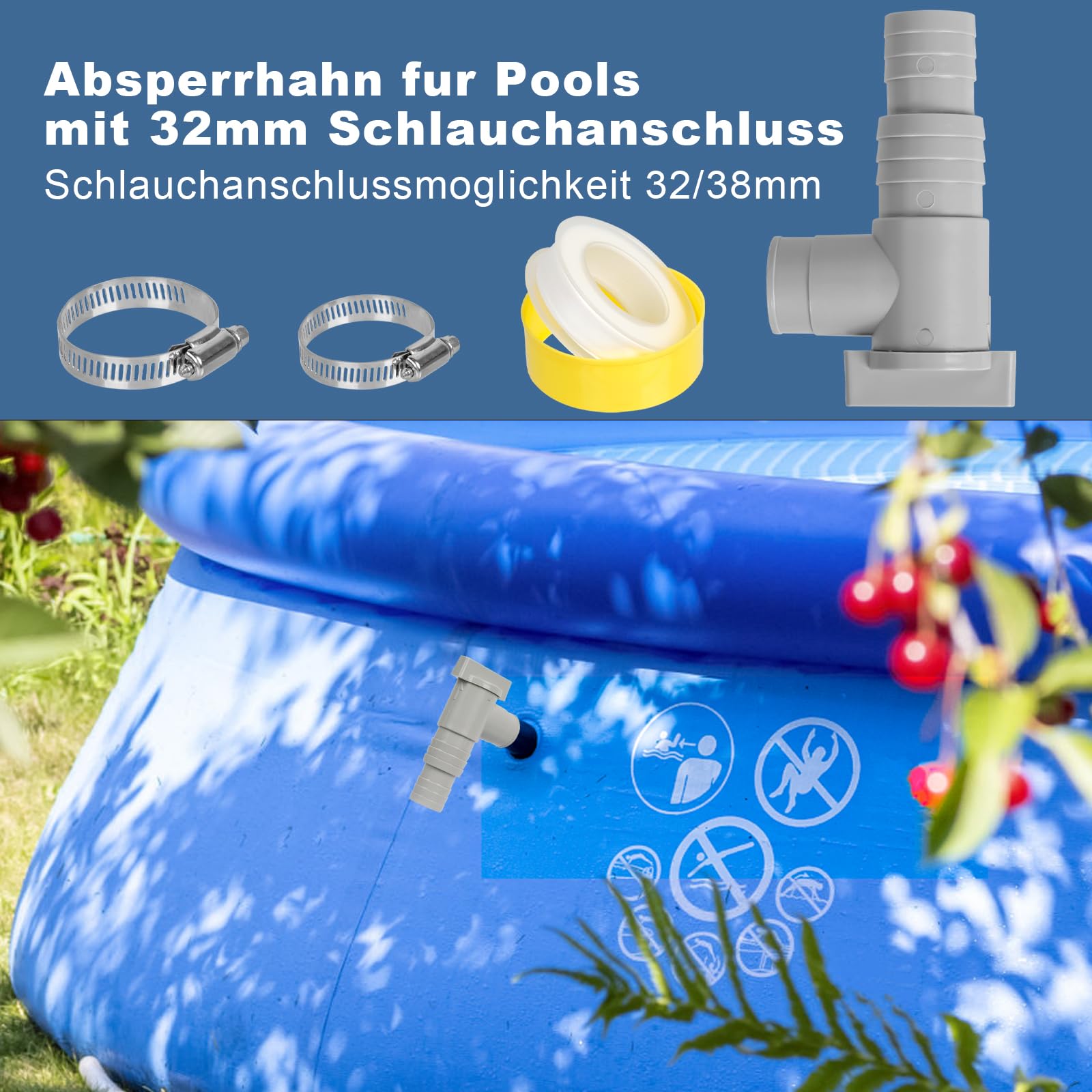 Juego De Repuestos Para Filtro De Piscina MOTHNUR - Incluye Tapones Y Anillos De Sellado De PVC, Compatible Con Depuradoras