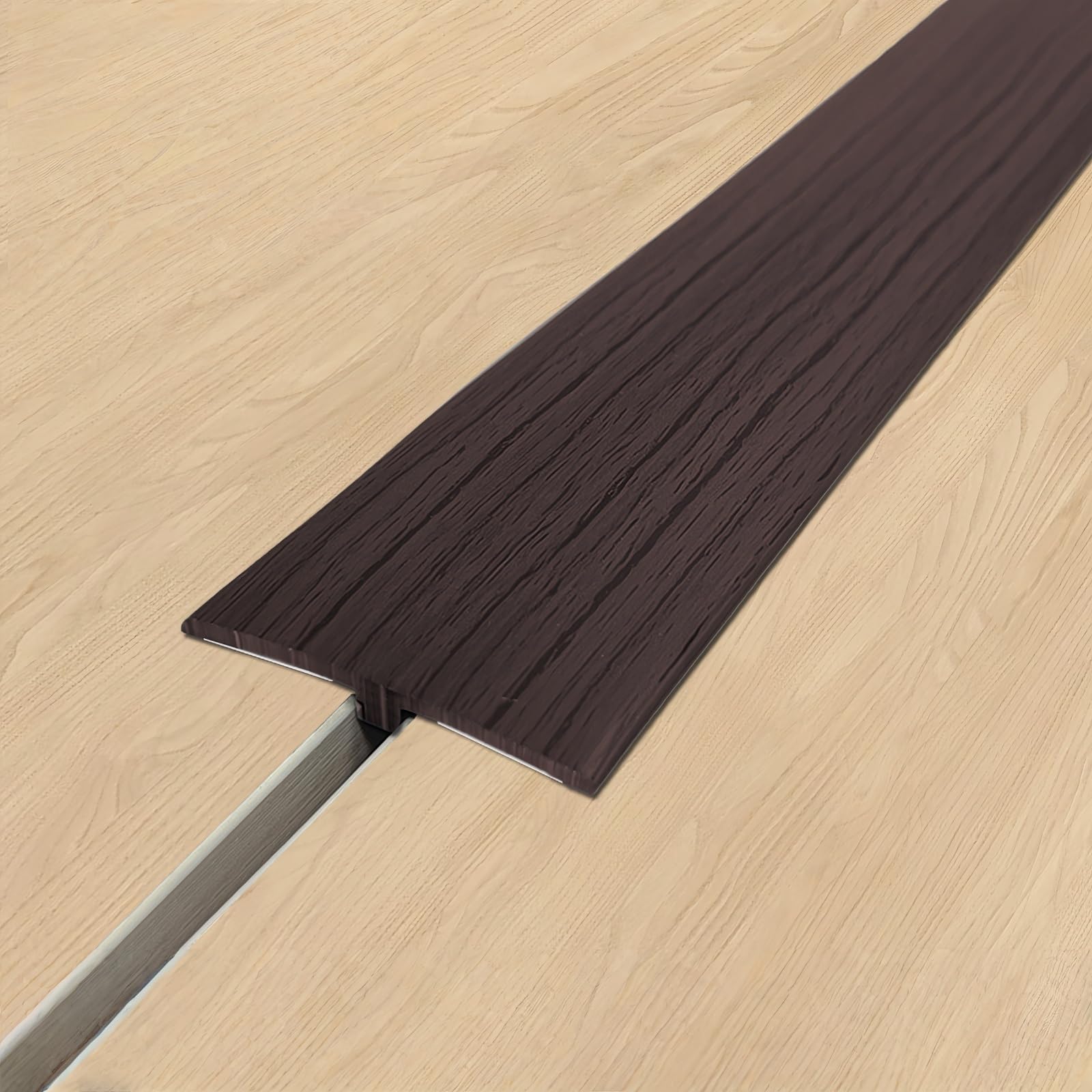 Profil De Transition 5M Profile en T Baguette De Seuil De Porte PVC Baguette De Finition Carrelage Transition Solide Et Esthétique pour Carrelage, Parquet Et Moquette(Yellow Oak)