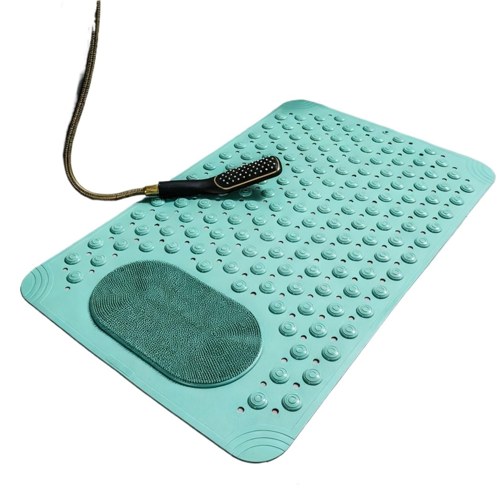 Cuscino In Lattice Tappetino antiscivolo for doccia supportato da una potente ventosa massaggiante in materiale PVC con fondo for il bagno dell'hotel