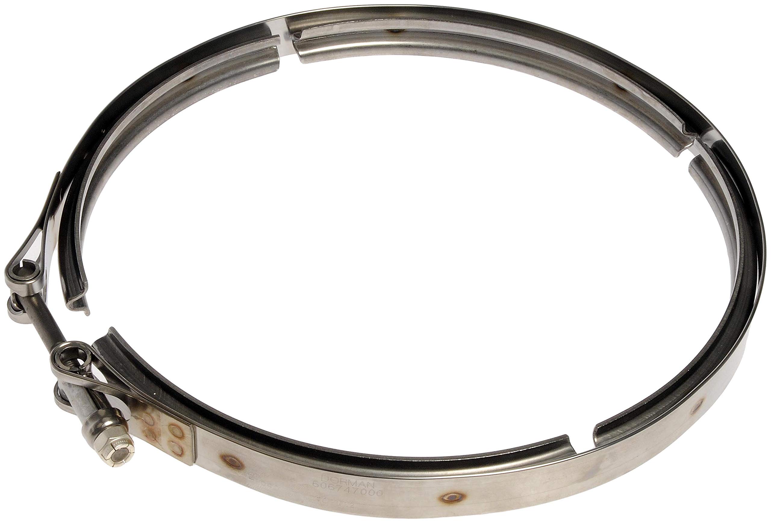 Diesel Particulate Filter Exhaust Clamp - DORMAN 22.25 mm Diesel Particulate Filter Clamp for Freightliner - Dorman 674-7000 Diesel Particulate Filter (DPF) Clamp Compatible with Select Models - Dorman Diesel Particulate Filter 674-7000